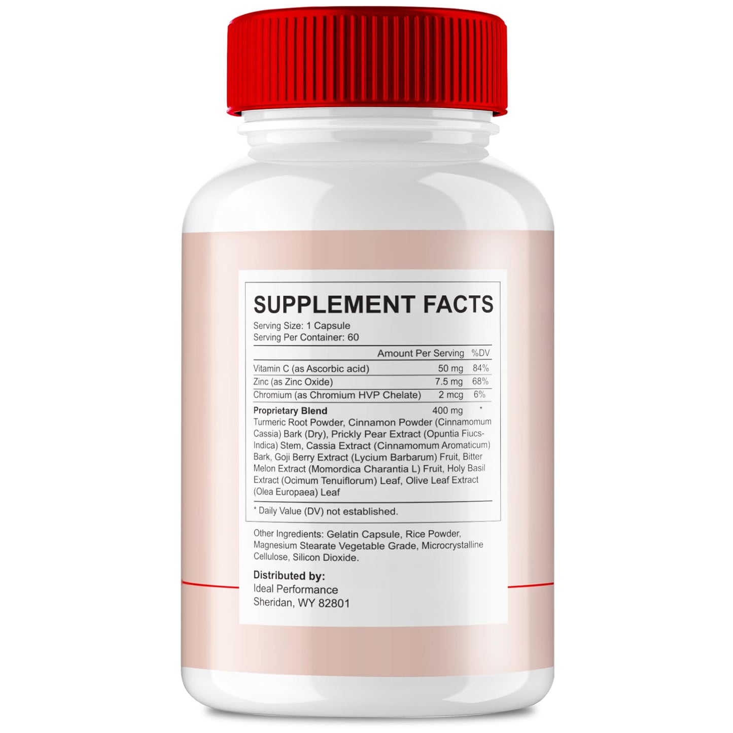IDEAL PERFORMANCE Glyco Reform Advanced Blood Formula Capsules, 120 Count