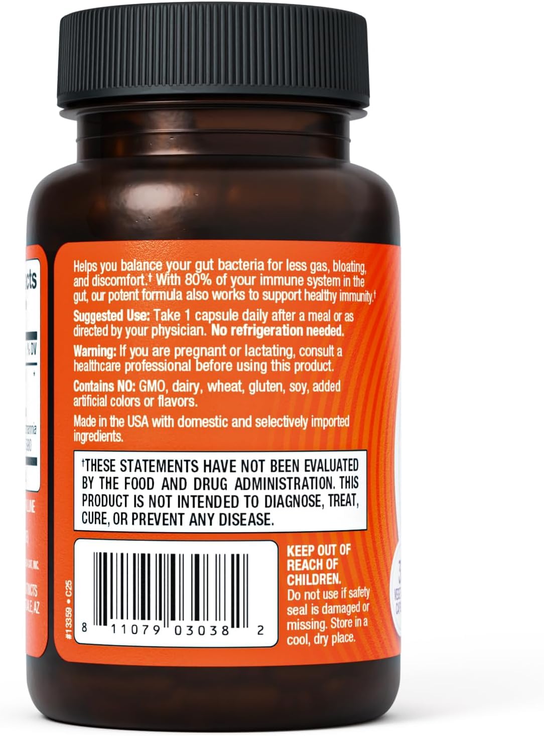Natures Instincts Ultra Spore Probiotic with Live Strains 30 Capsules
