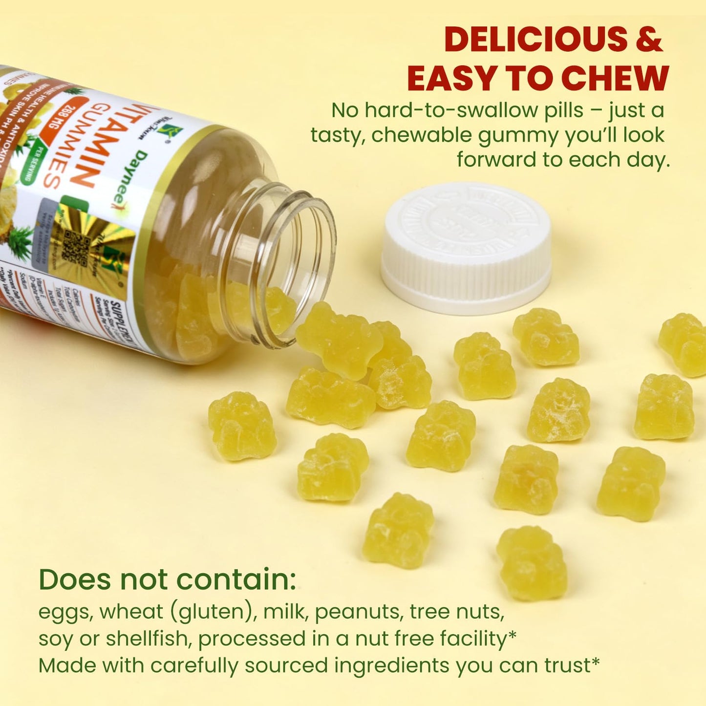 Wins Town Vitamin E Gummies 400IU 60 Count