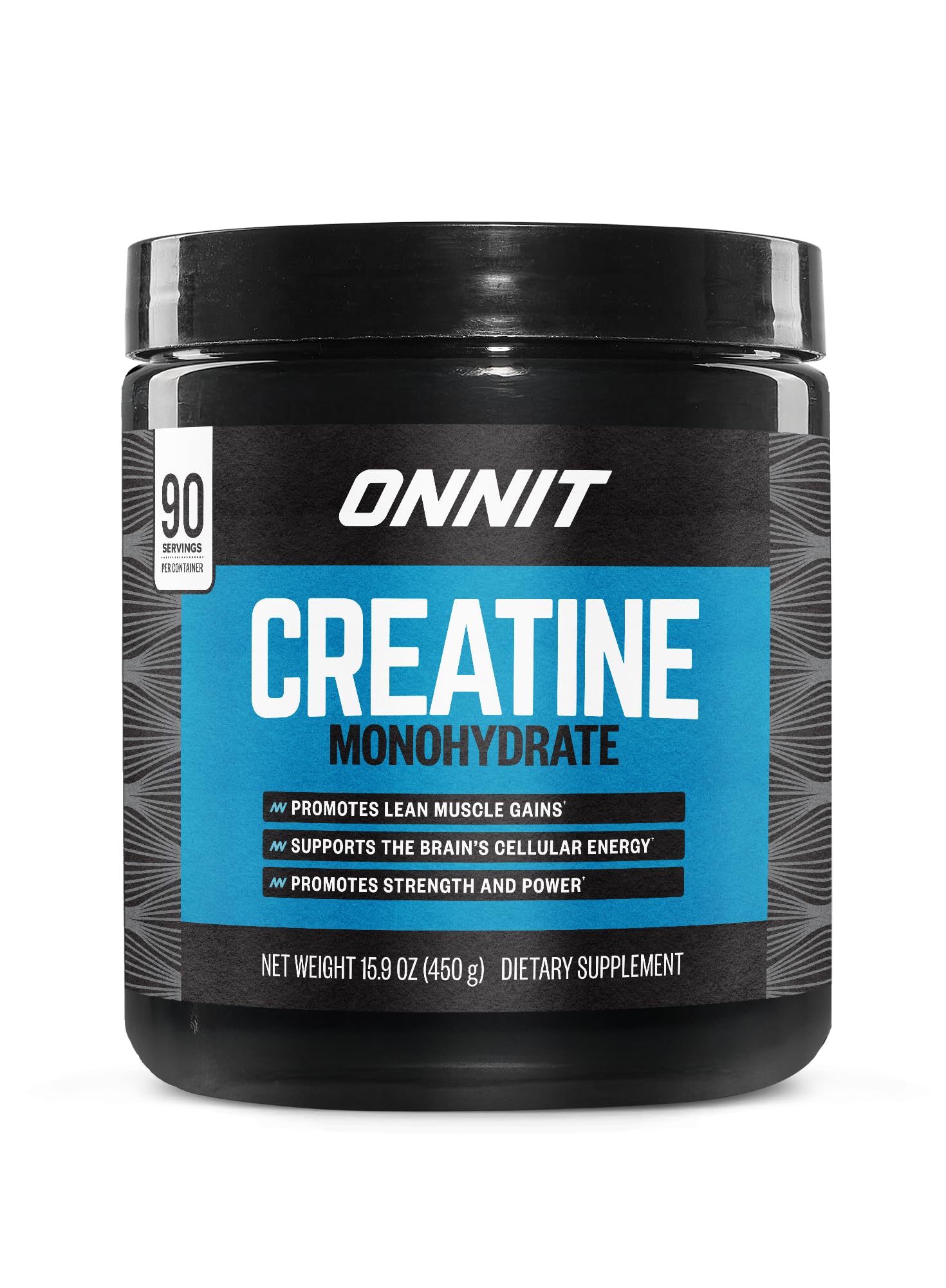 ONNIT Creatine Monohydrate Powder 90 Servings