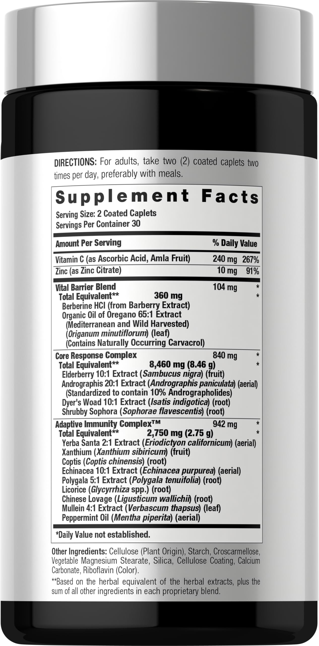 Horbäach Immune Support Supplement Caplets 60