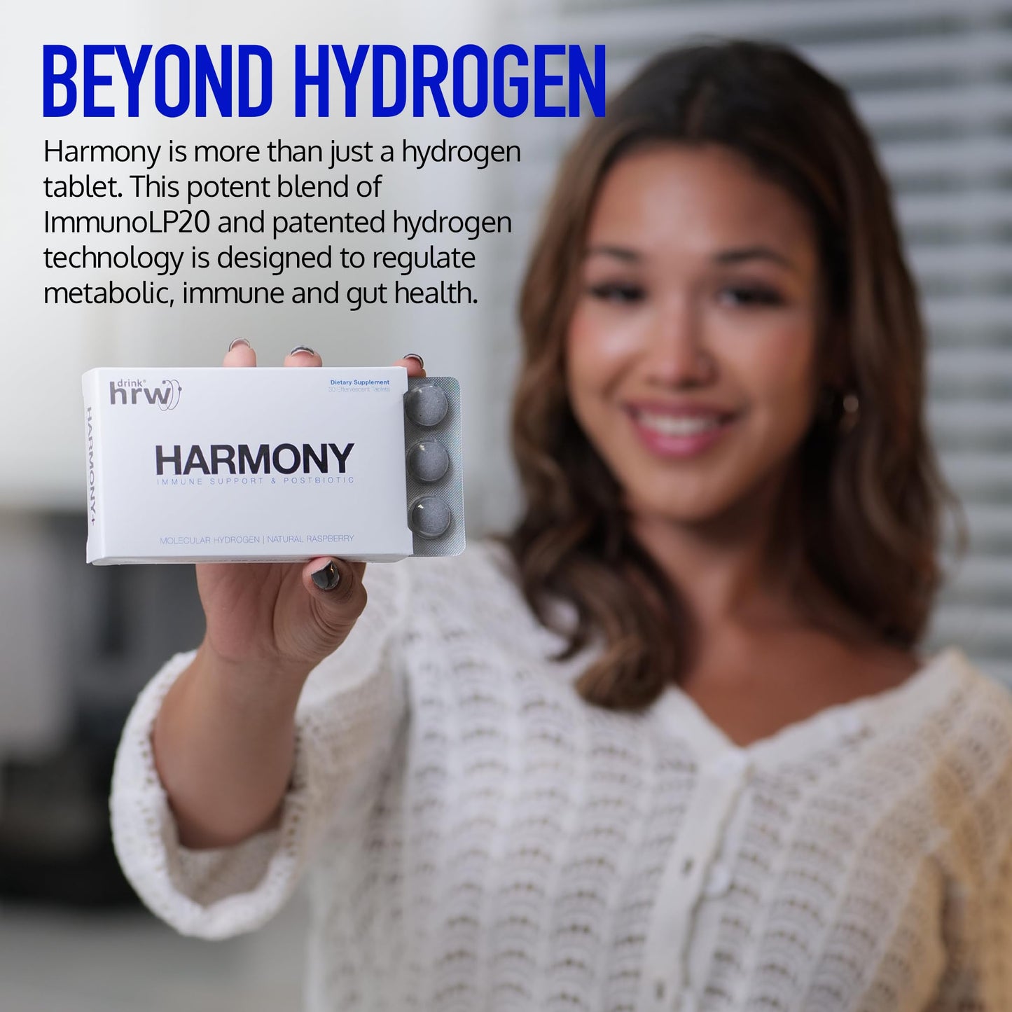 DRINK HRW Harmony Molecular Hydrogen Water Tablets Raspberry, 30 Tablets