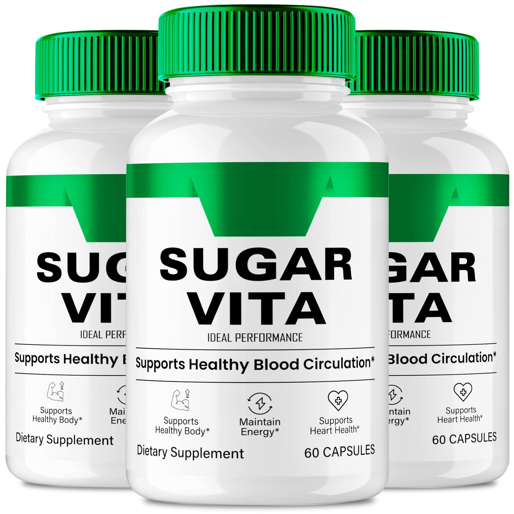 IDEAL PERFORMANCE Sugar Vita Advanced Blood Formula 180 Capsules
