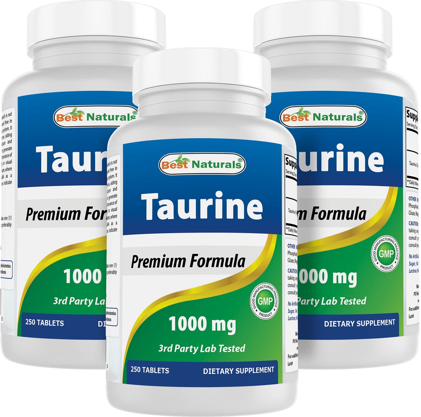 Best Naturals Taurine 1000 mg Tablet, 750 Tablets