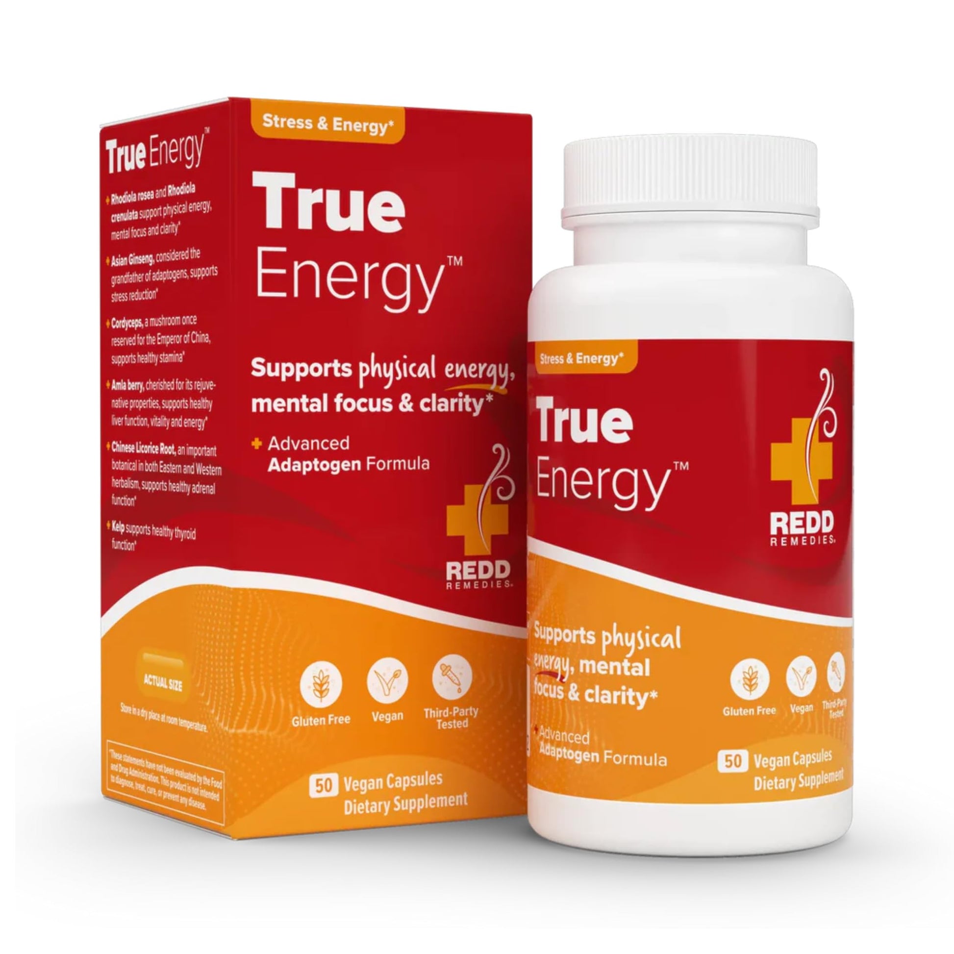 Redd Remedies True Energy, 50 Capsules