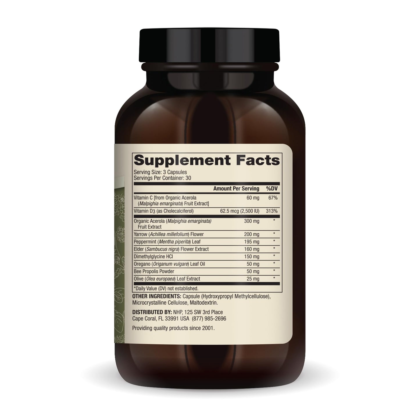 Dr. Mercola Herbal Immune Support Capsules 90