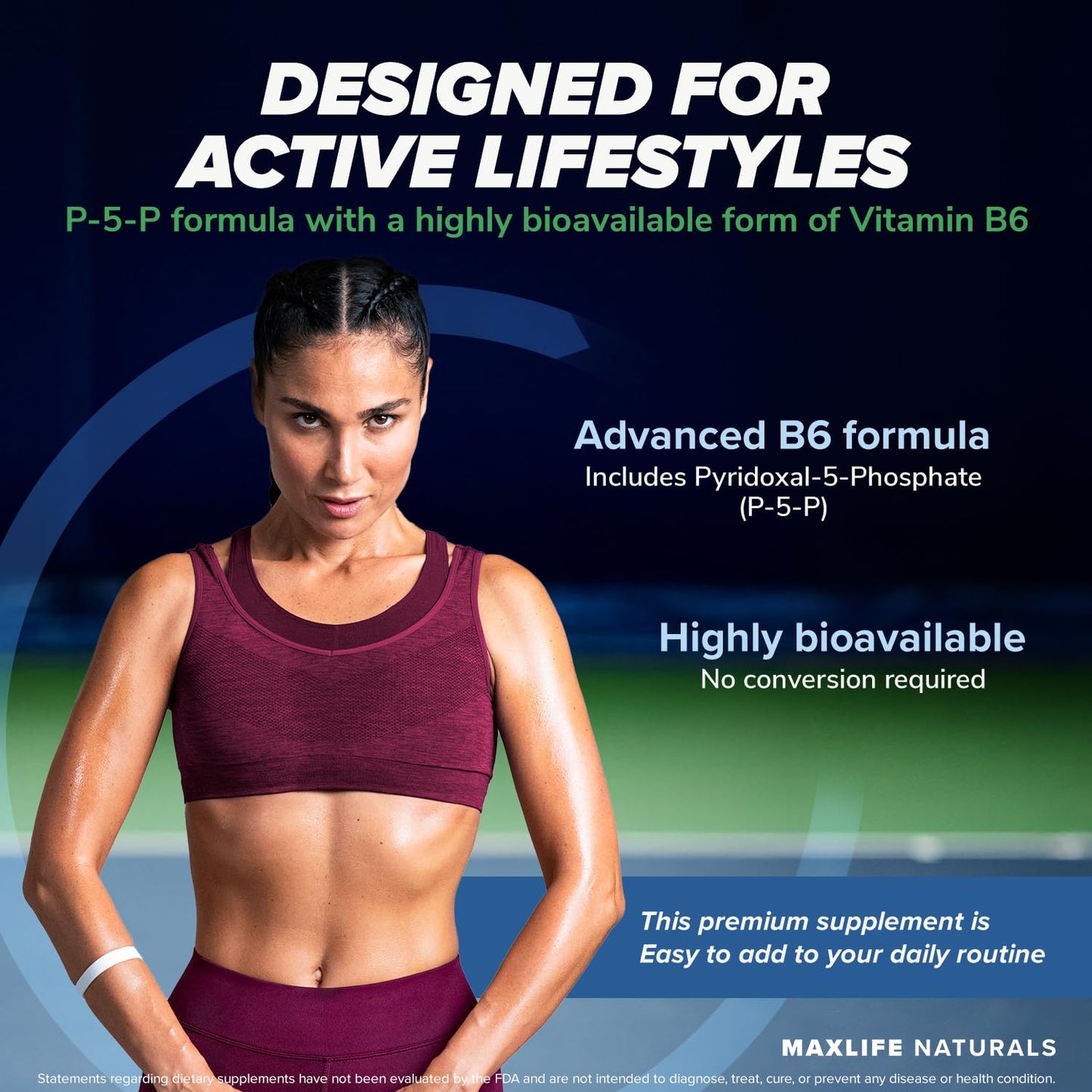 MAXLIFE NATURALS P5P Pyridoxal-5-Phosphate 100 mg Capsules, 240 Count