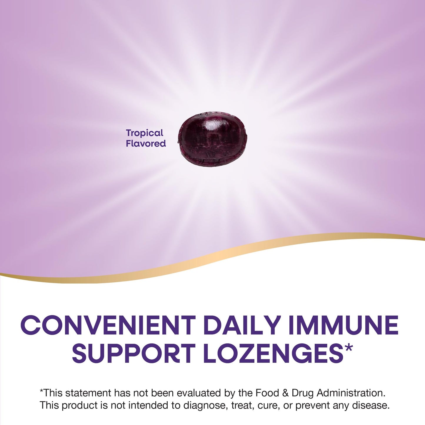 Nature's Way Sambucus Immune Lozenges, High Potency Vitamin C, Elderberry, 24 Tablets