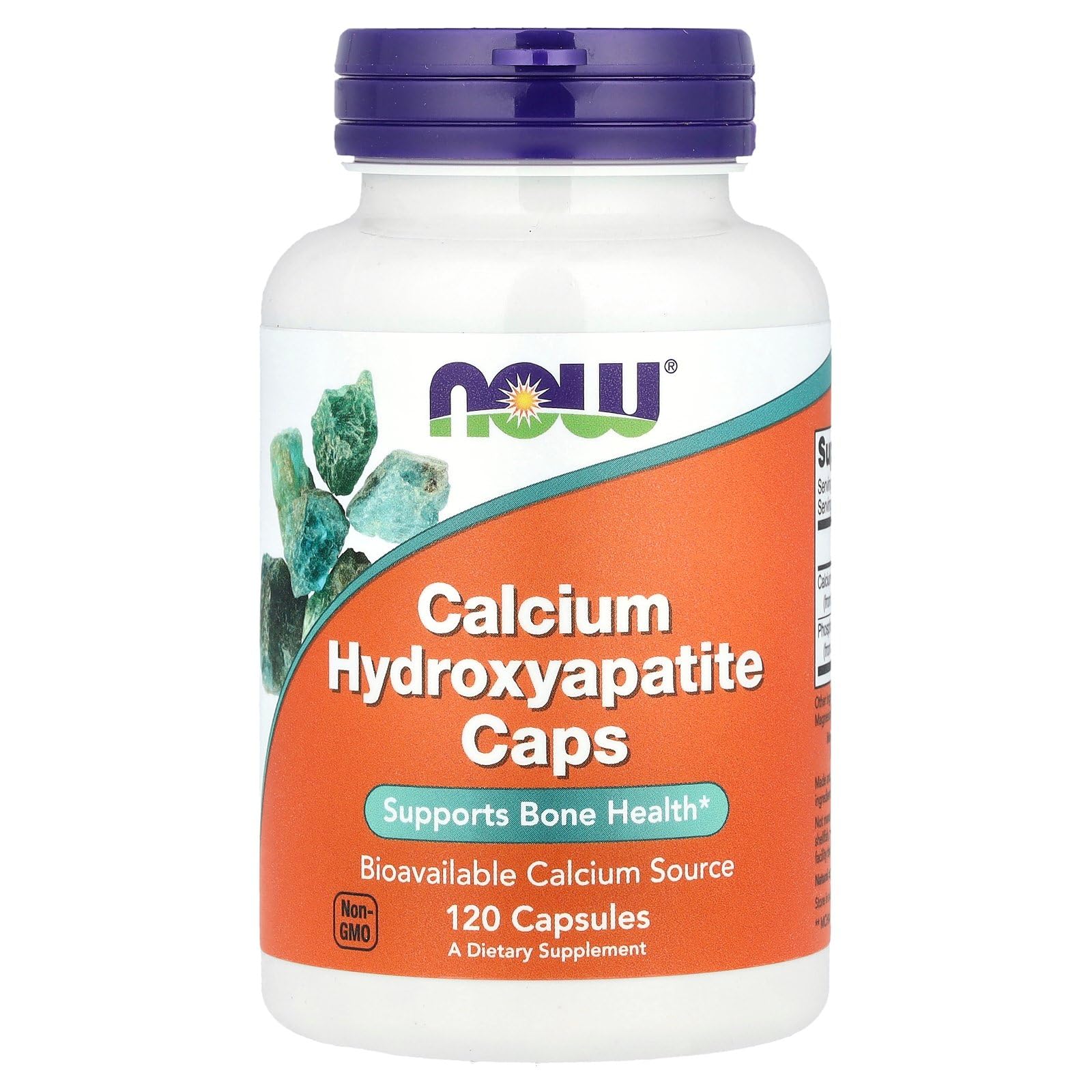 NOW Foods Calcium Hydroxyapatite Capsules 120 Capsules
