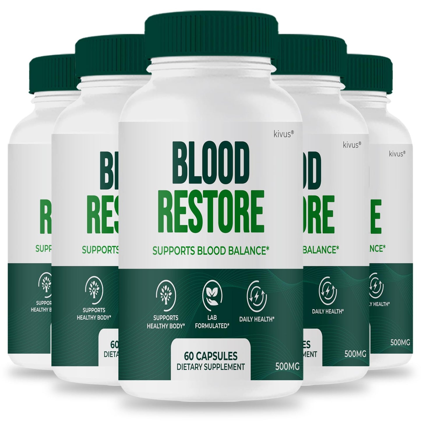 Kivus BloodRestore Dietary Supplement Capsule, 300 Capsules