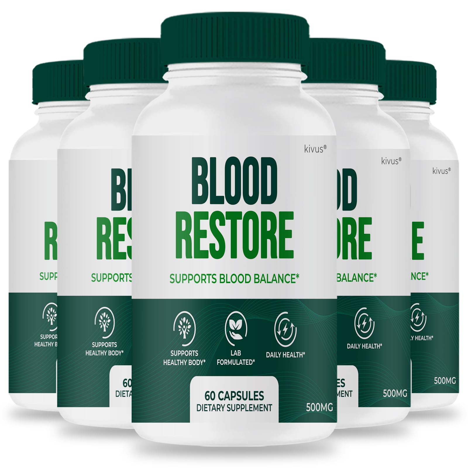 Kivus BloodRestore Dietary Supplement Capsule, 300 Capsules