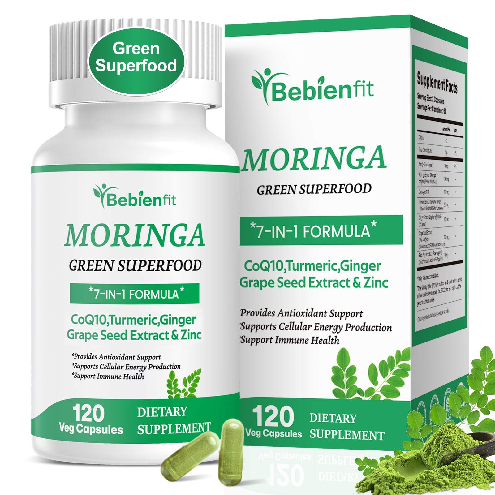 Bebien fit Moringa Capsule 120 Count