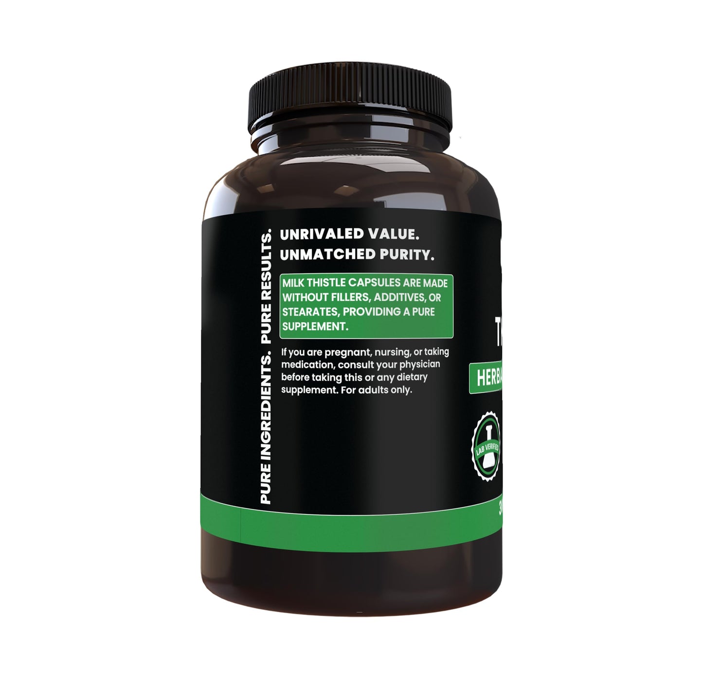 Pure Original Ingredients Milk Thistle Capsules 365