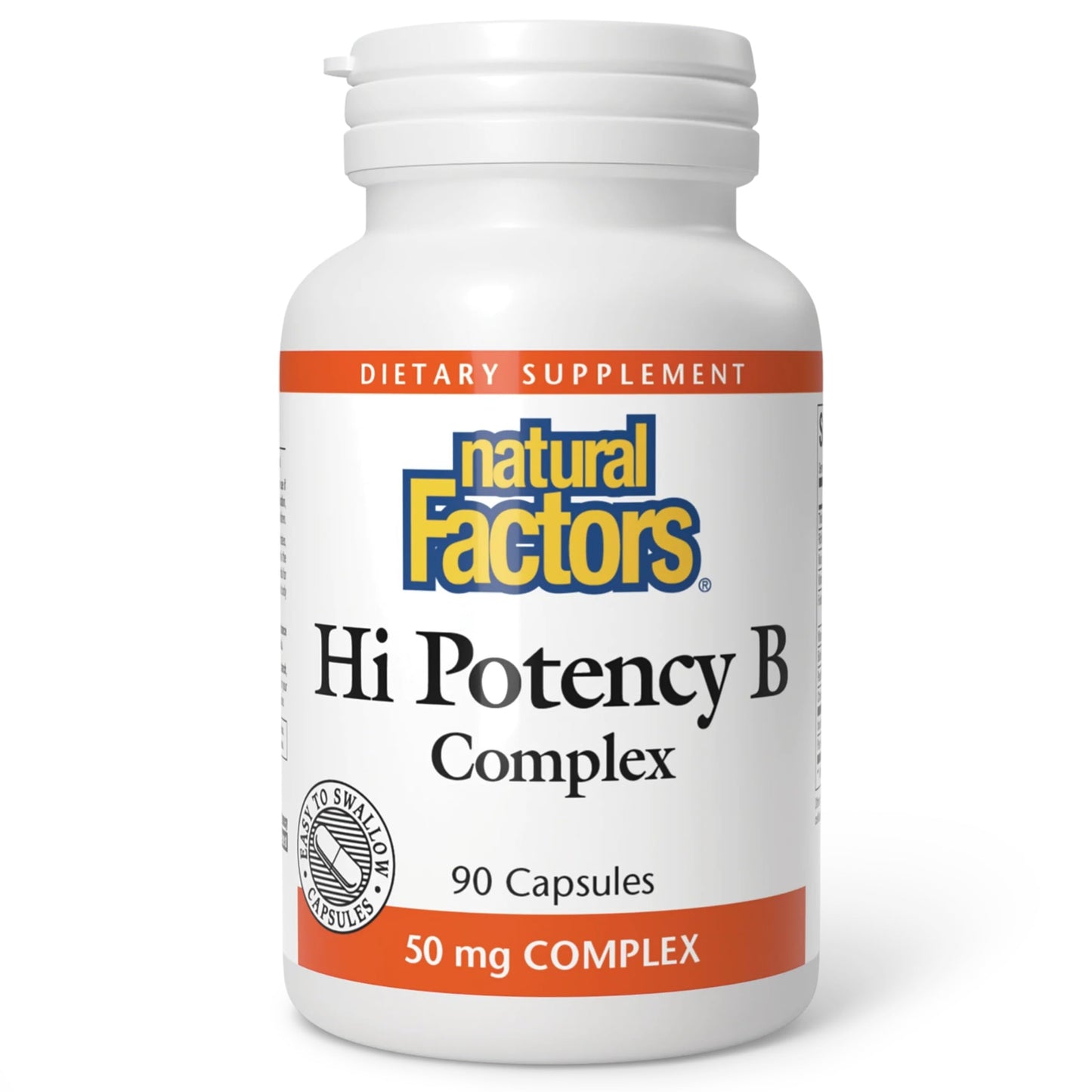 Natural Factors Hi Potency B Complex Capsule 90 Capsules