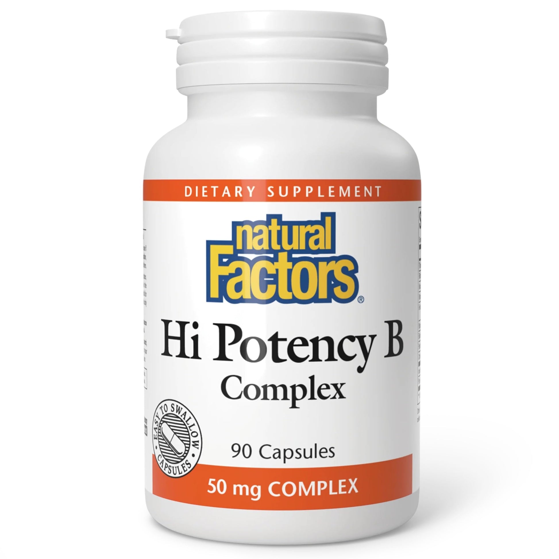 Natural Factors Hi Potency B Complex Capsule 90 Capsules
