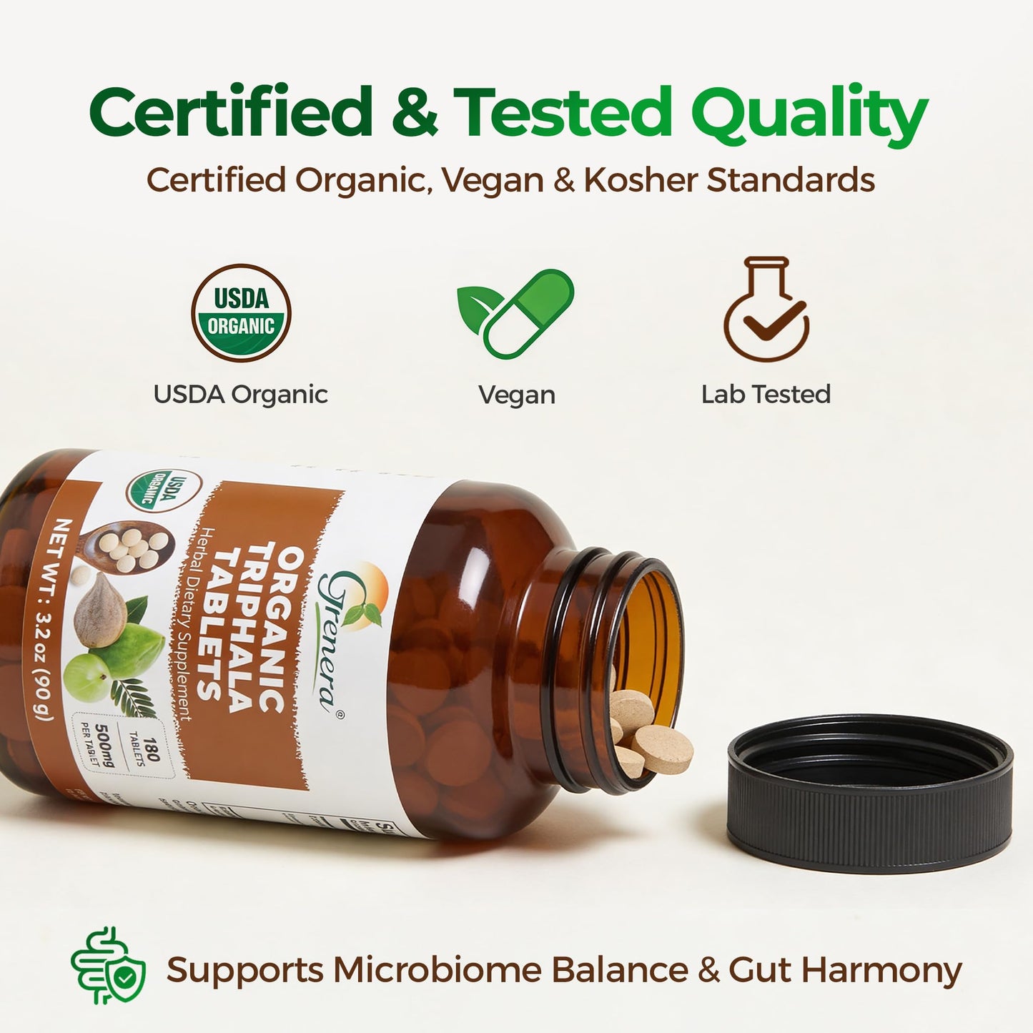 Grenera Triphala Tablets 180 Count