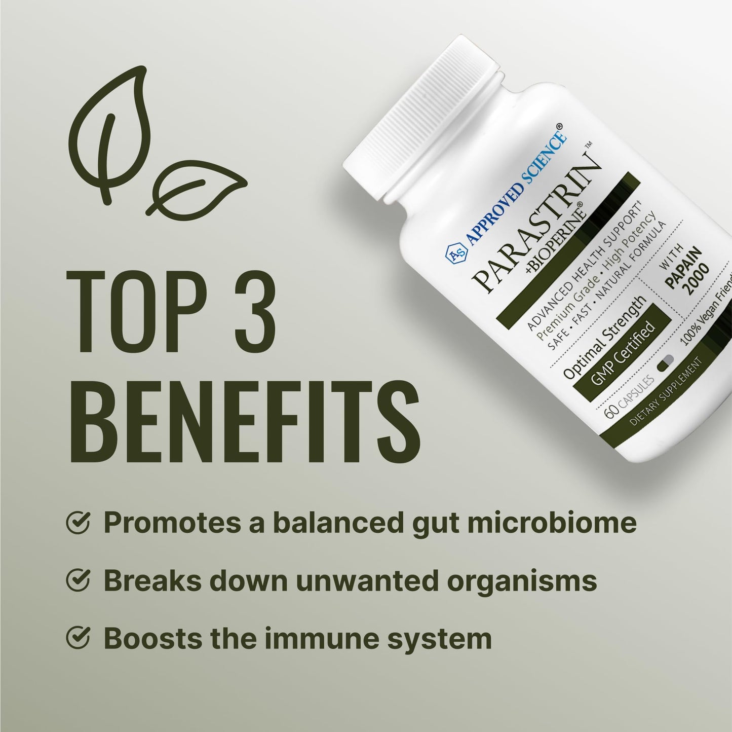 Approved Science Parastrin 120 Capsules