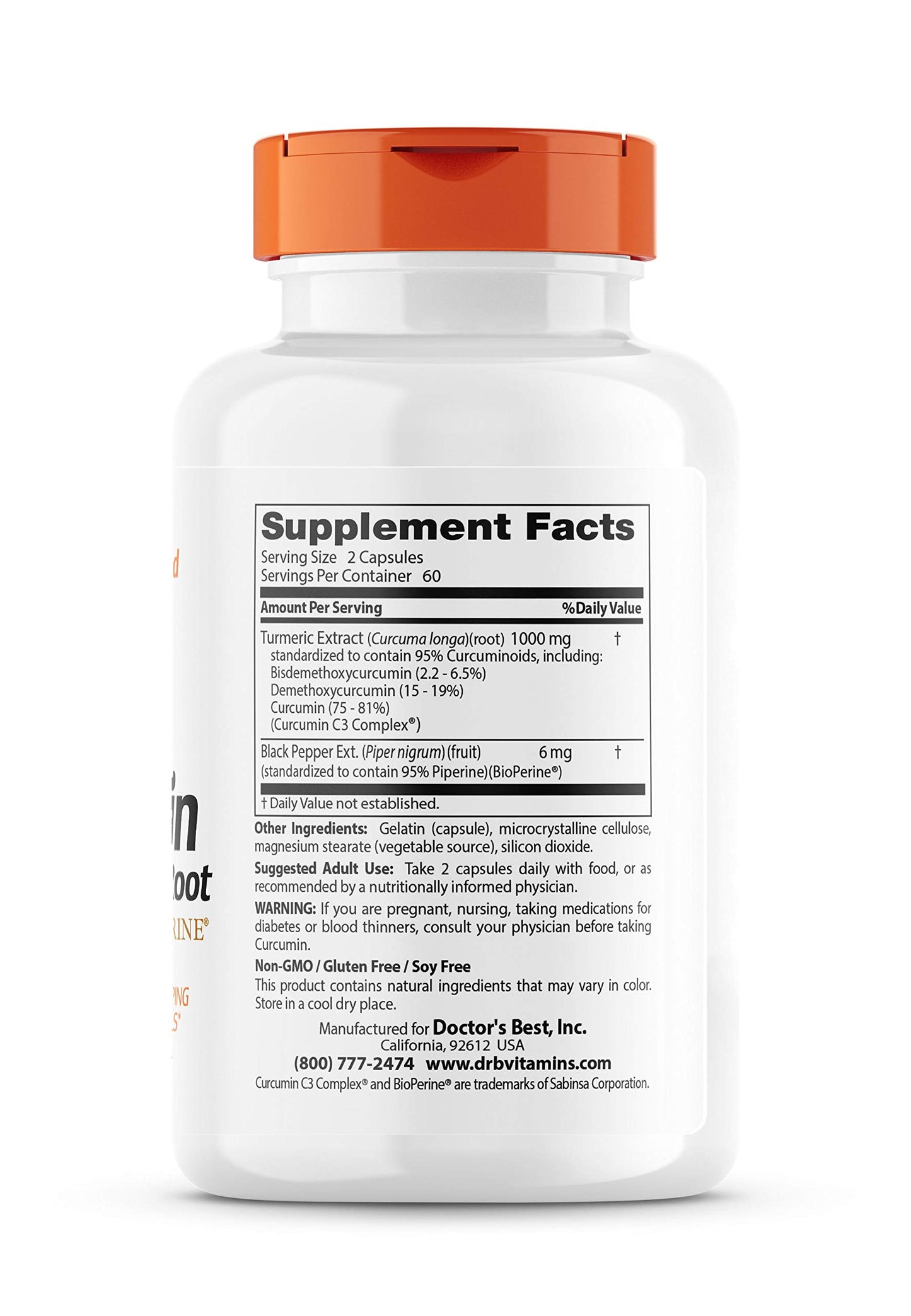 Doctor's Best Curcumin Capsule 120 Capsules