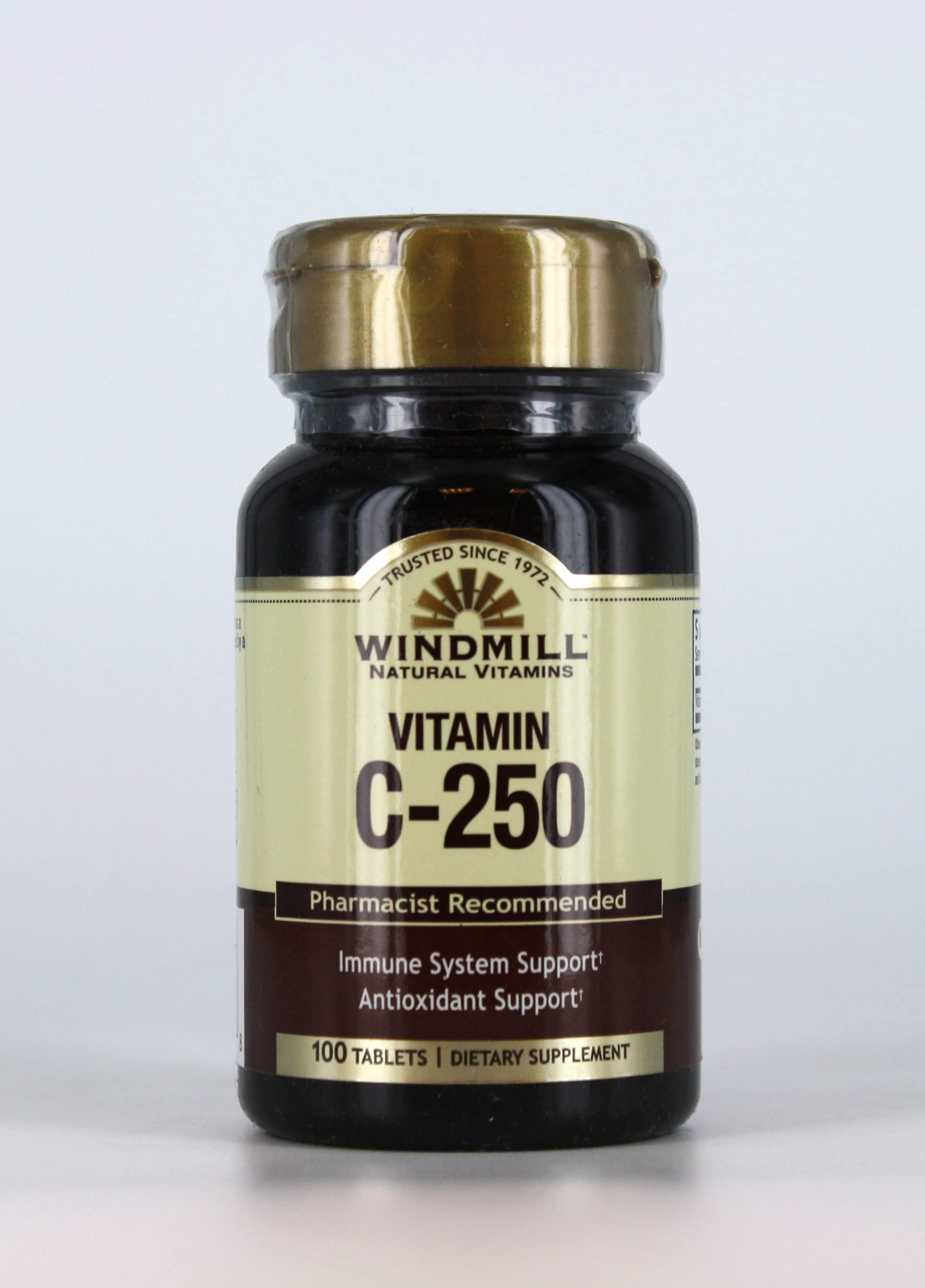 Windmill Vitamin C 250mg Tablets, 100 Count