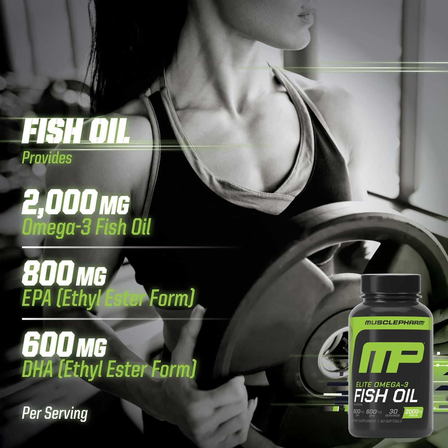 Muscle Pharm Essentials Fish Oil Softgels 60