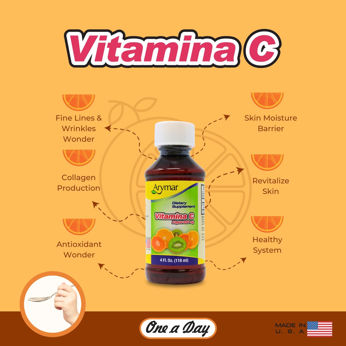 Arymar Vitamin C for Adults Tablet, 1 Tablet