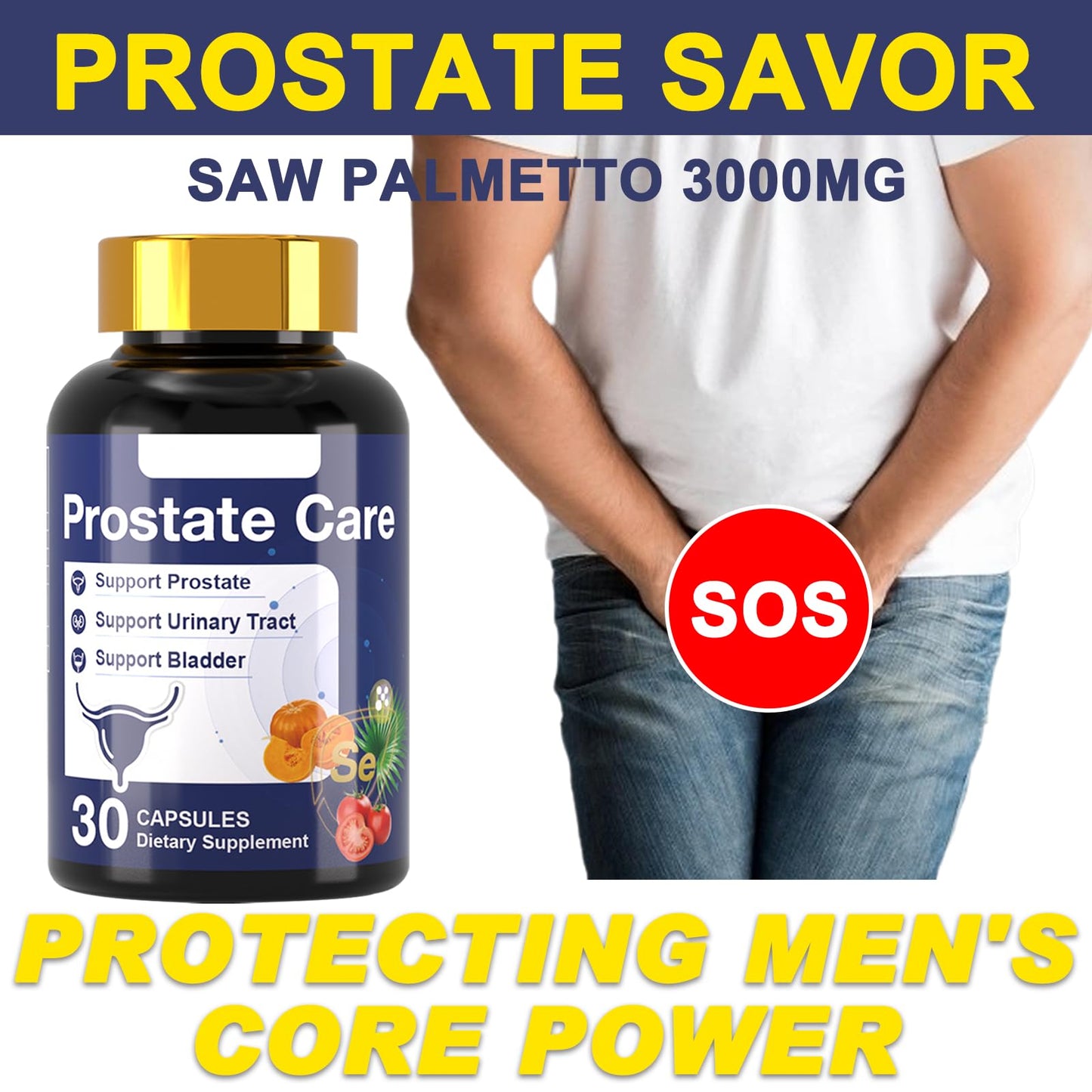 Dr. HR Prostate Care Supplement for Men Capsule 1 Count