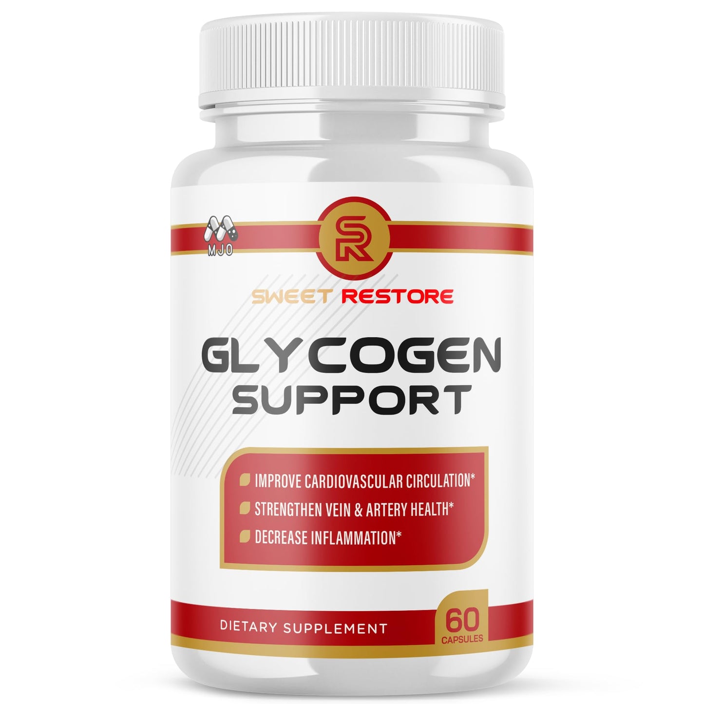 MJO Sweet Restore Glycogen Support Capsules, 60 Count