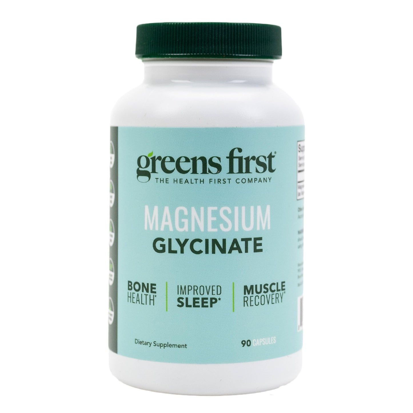Greens First Magnesium Glycinate Supplement Capsule, 90 Count
