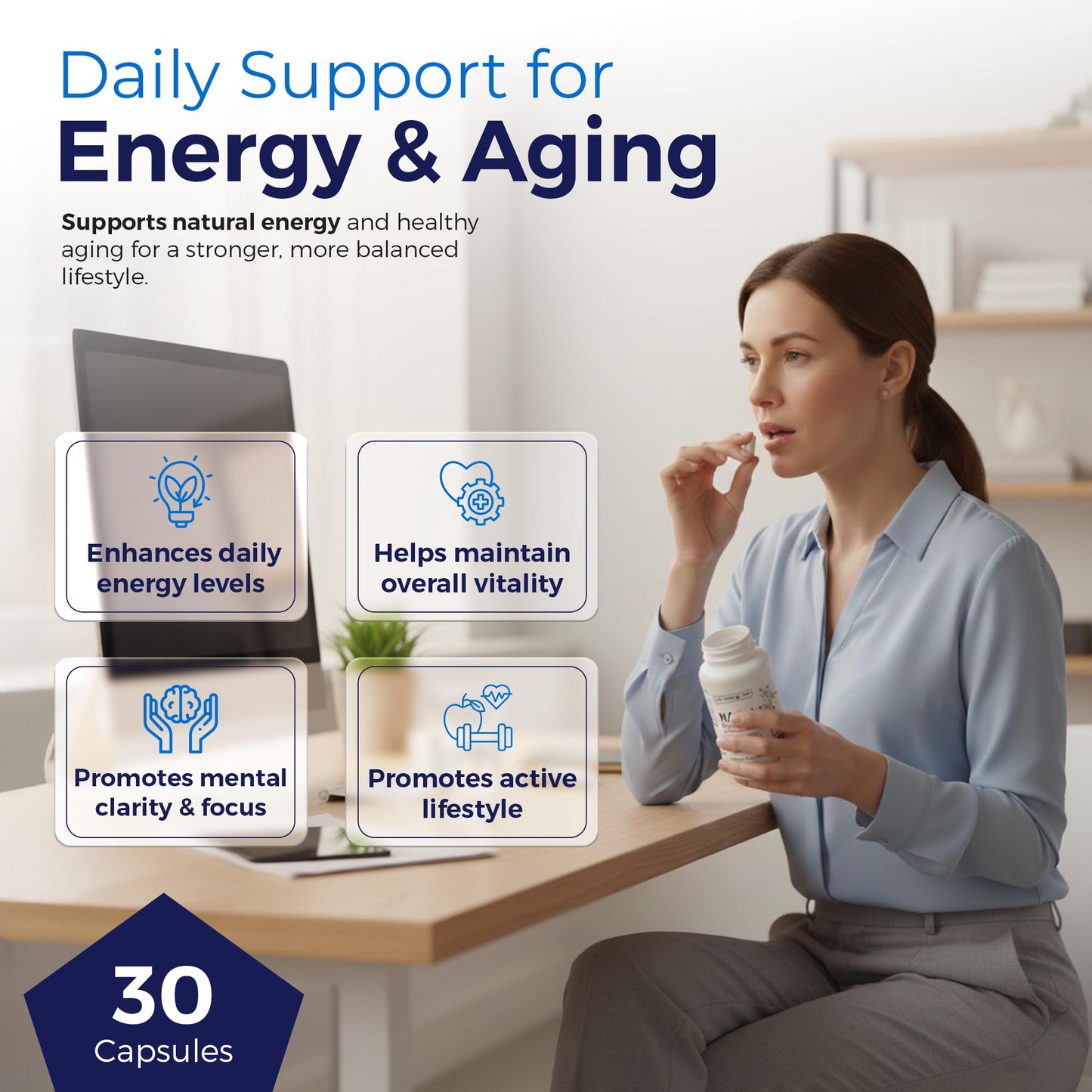 VITA MINE LAB NAD+ Boost Pro 30 Capsules