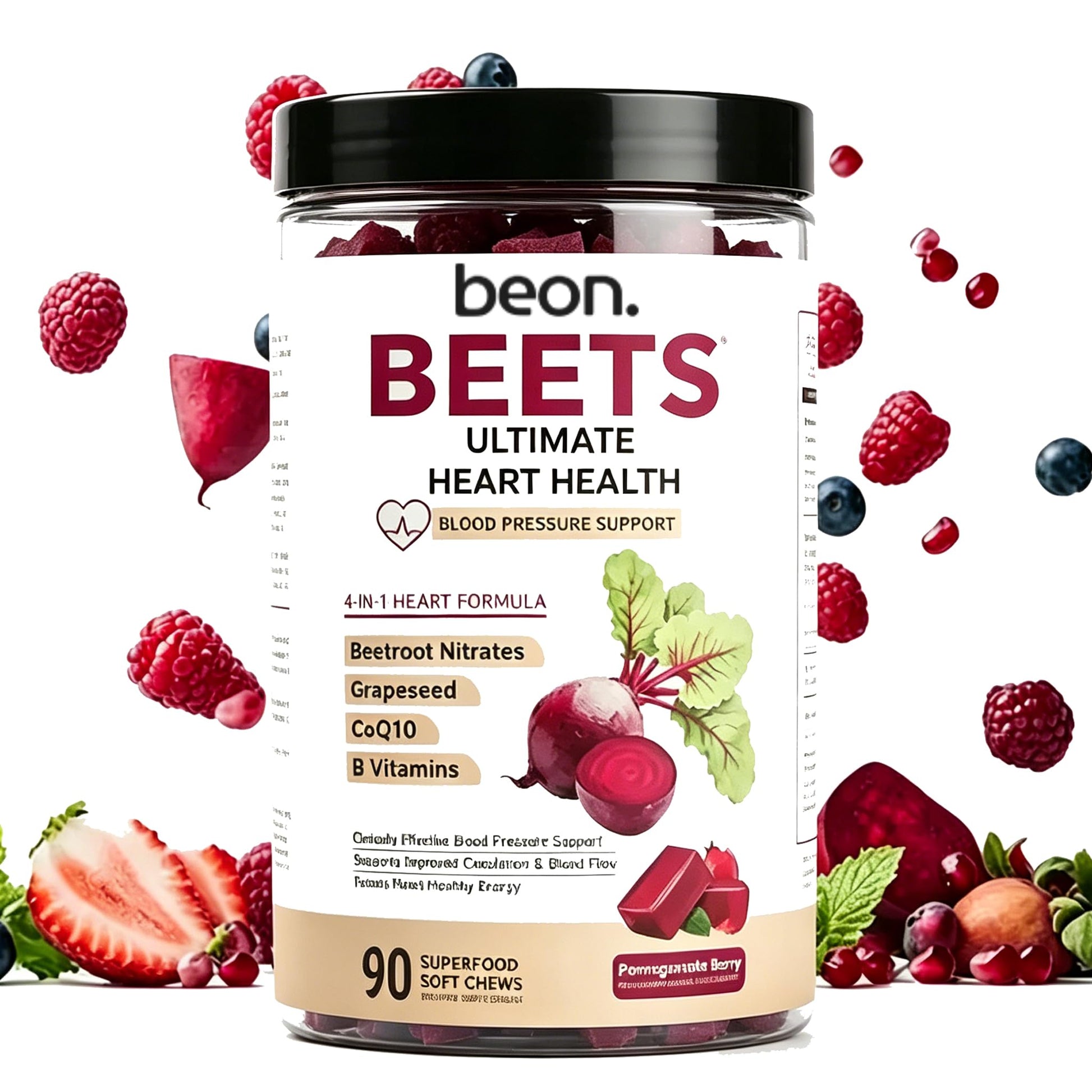 TOIKLL Beon Beet Chews Gummy 90 Count