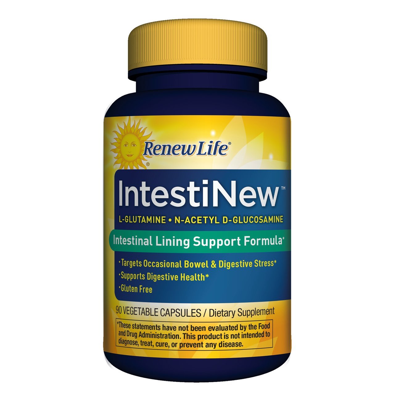 Renew Life IntestiNew Digestive Health Supplement 90 Capsules