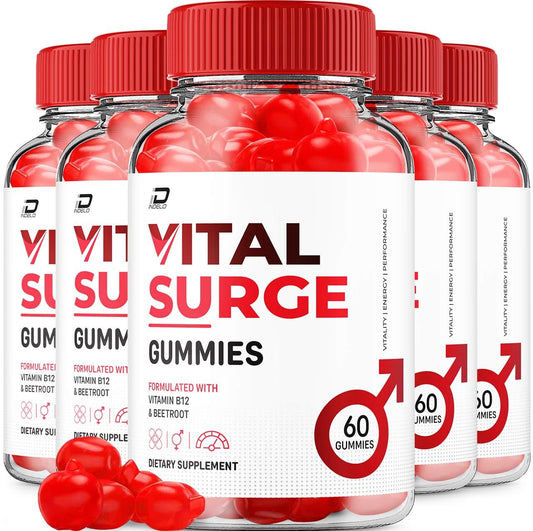 Indelo Vital Surge Apple Cider Vinegar Gummies 1000mg, Vitamin B12, 300 Gummies