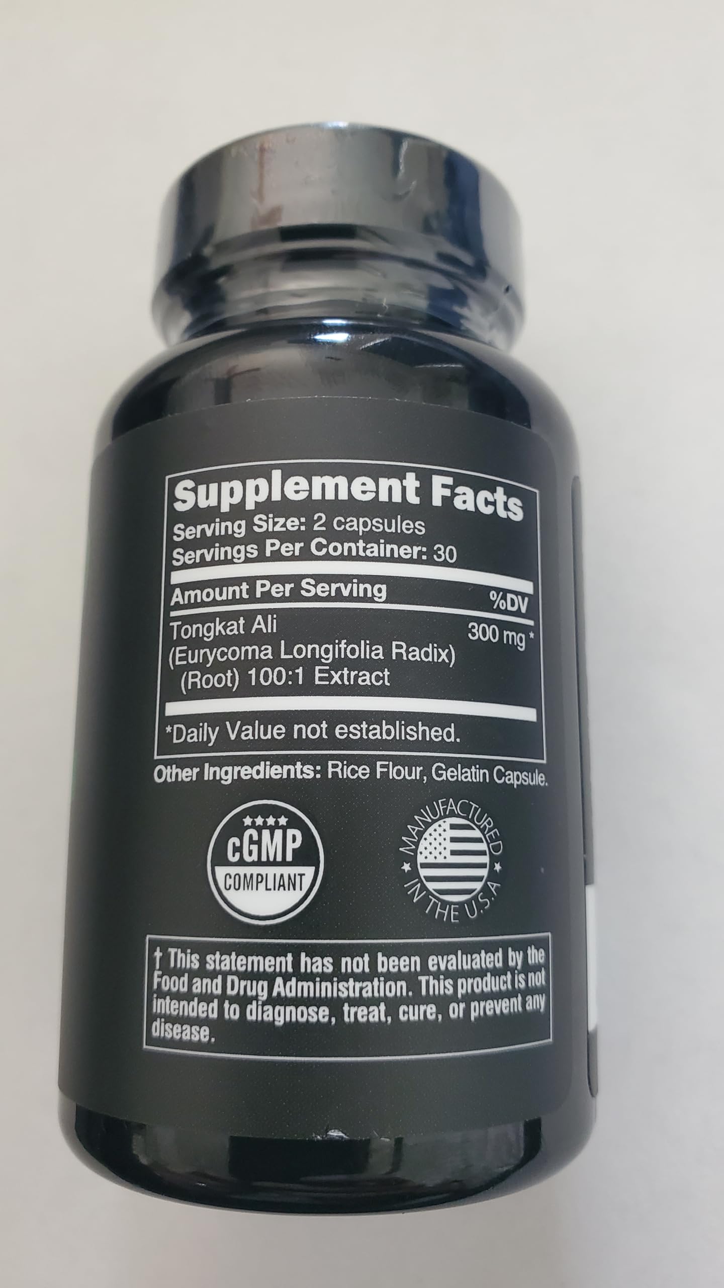 Andro400 Tongkat Ali Testosterone Booster Capsules, 120 Count