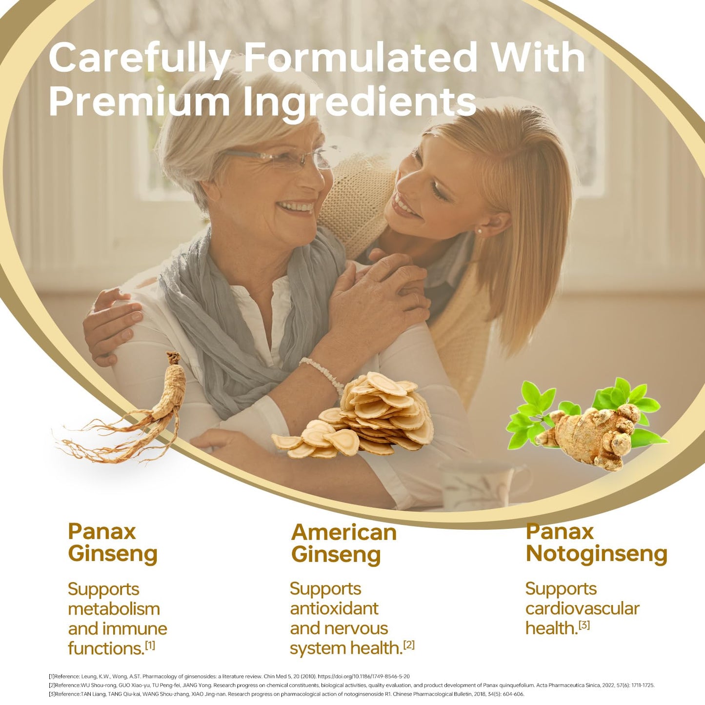 HUJ Panax Ginseng Plus Capsule, 60 Capsules
