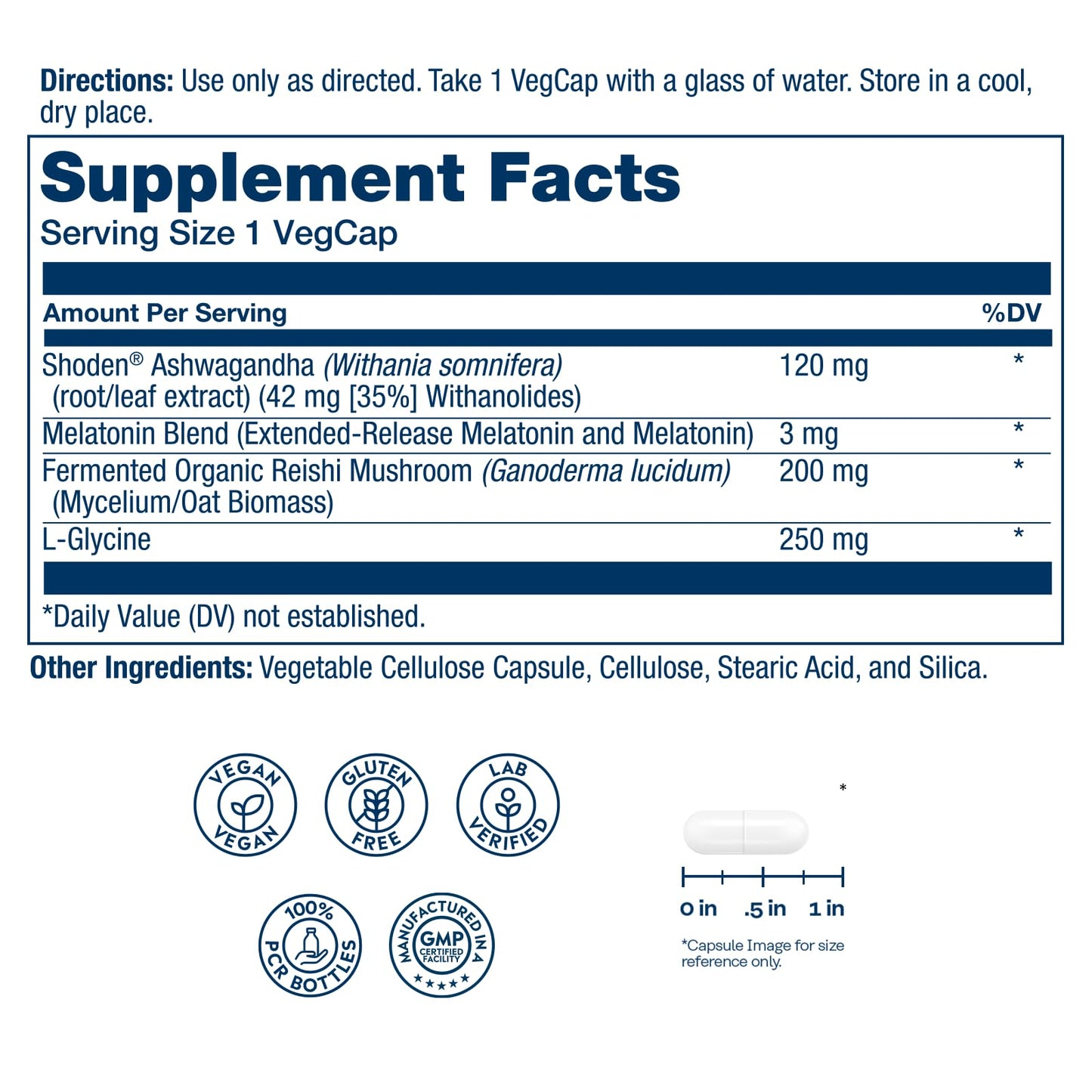 SOLARAY SharpMind Sleep, Nootropic Sleep Aid Formula - Nootropics Brain Support Supplement for a Calm Mood and Healthy Sleep with Slow Release Melatonin 3mg - 30 VegCaps