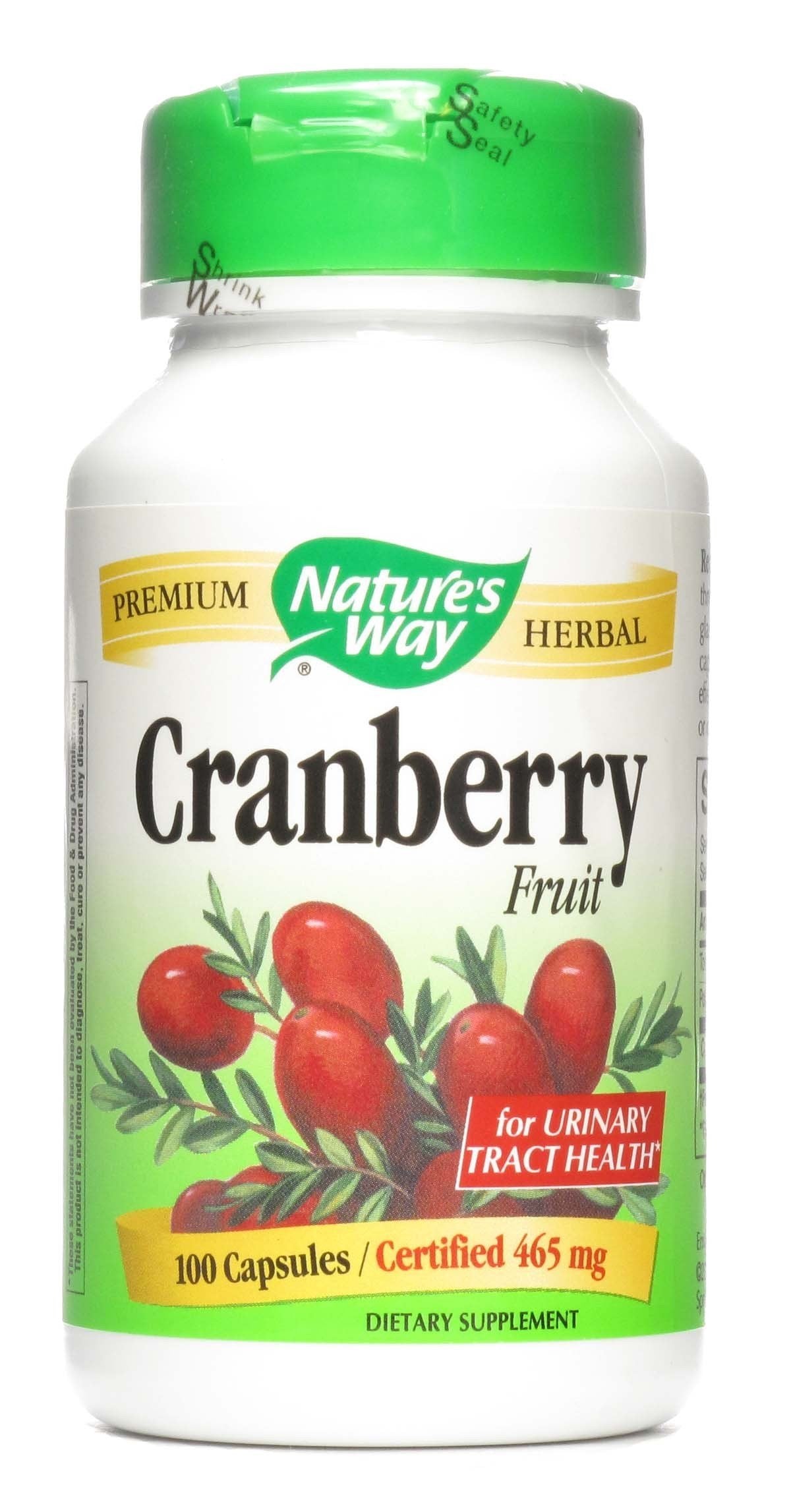 Nature's Way Cranberry Fruit Capsules 465 mg, 400 Capsules