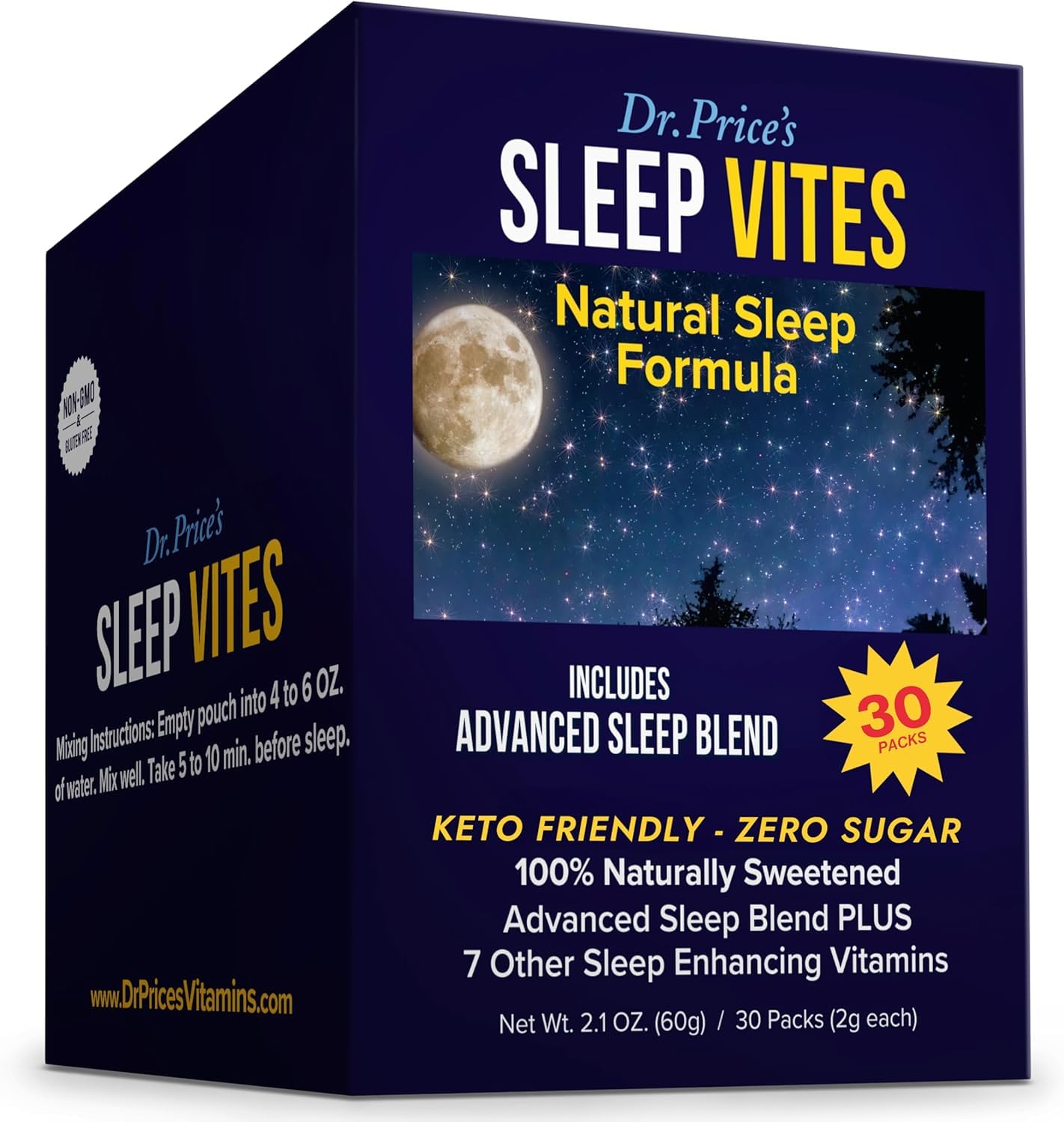 Dr. Price's Vitamins Natural Sleep Aid Sleep Powder 30 Count