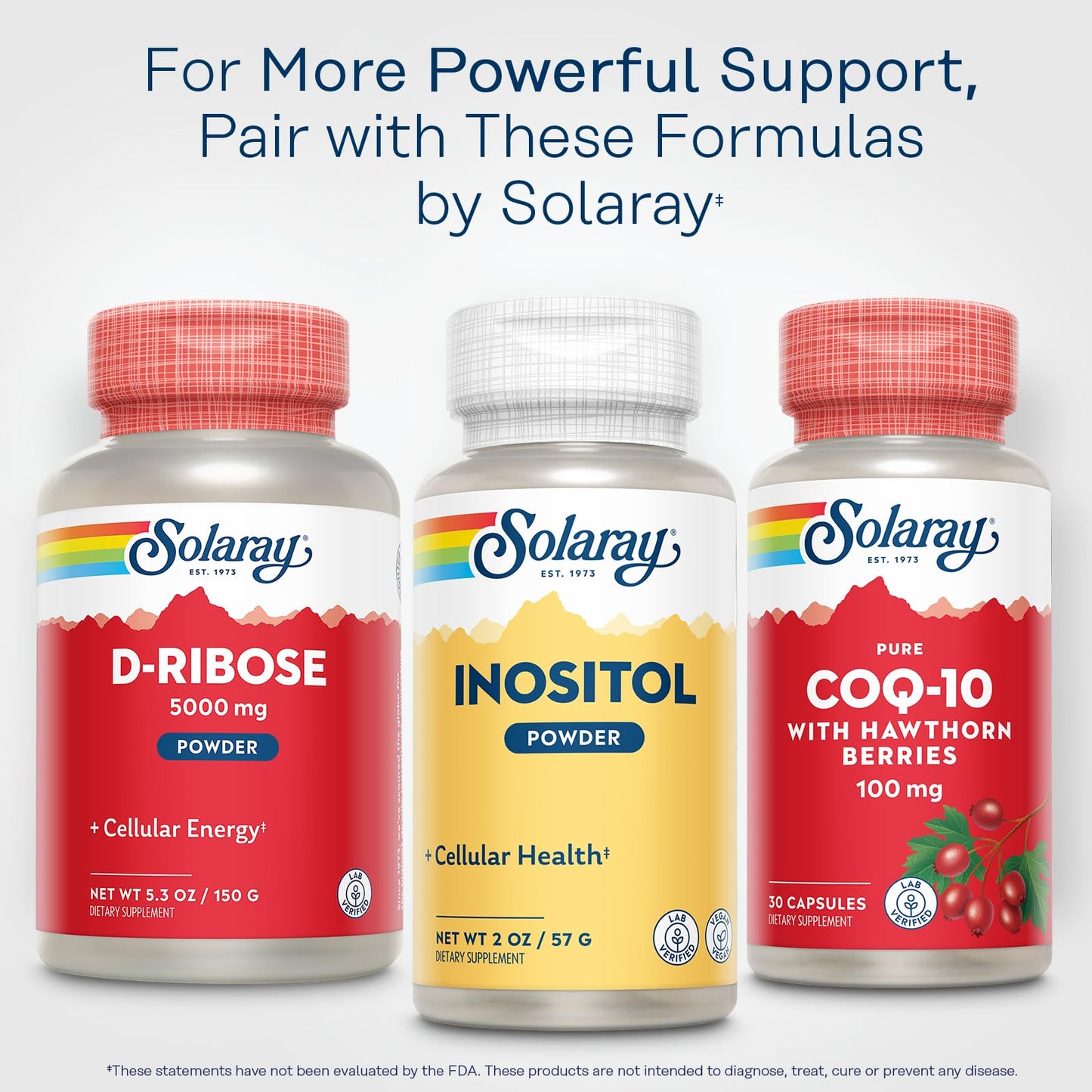 SOLARAY Pure Inositol Powder 2 oz