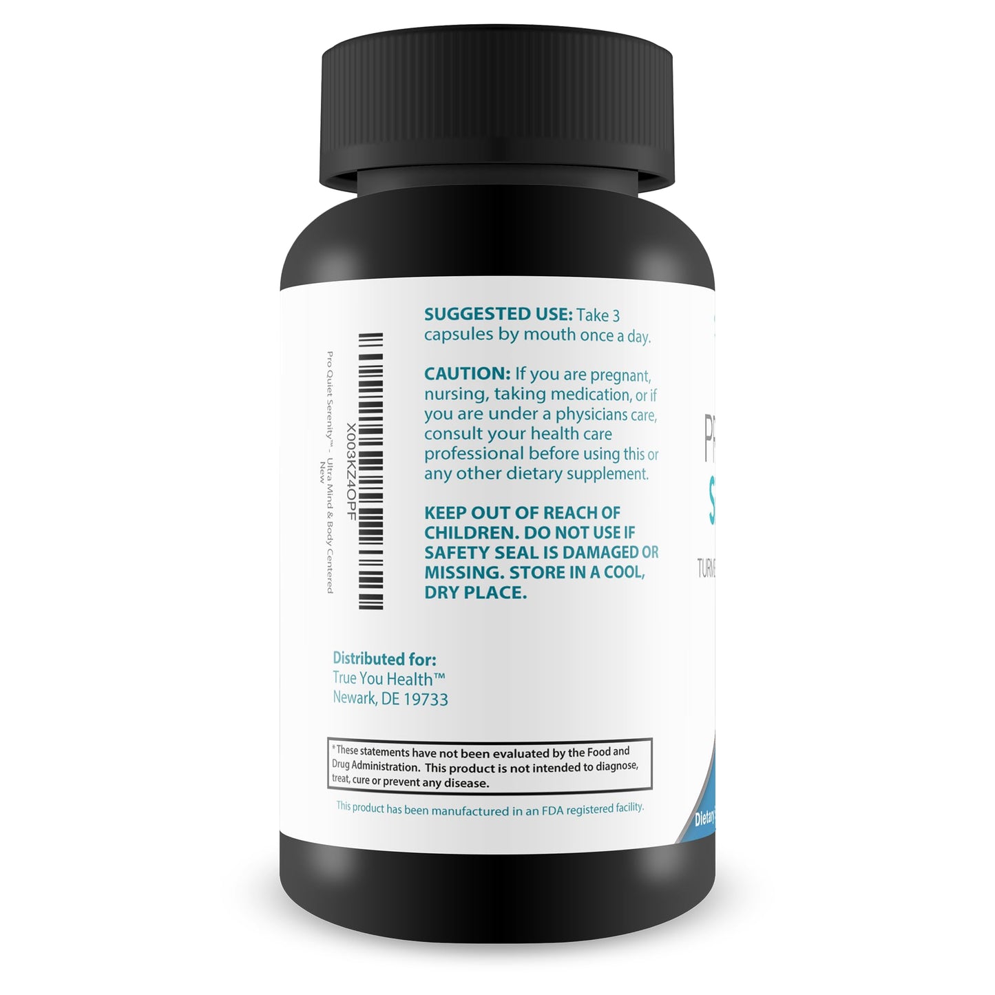 Generic Pro Quiet Serenity Mood Support Supplement Capsule 1 Count