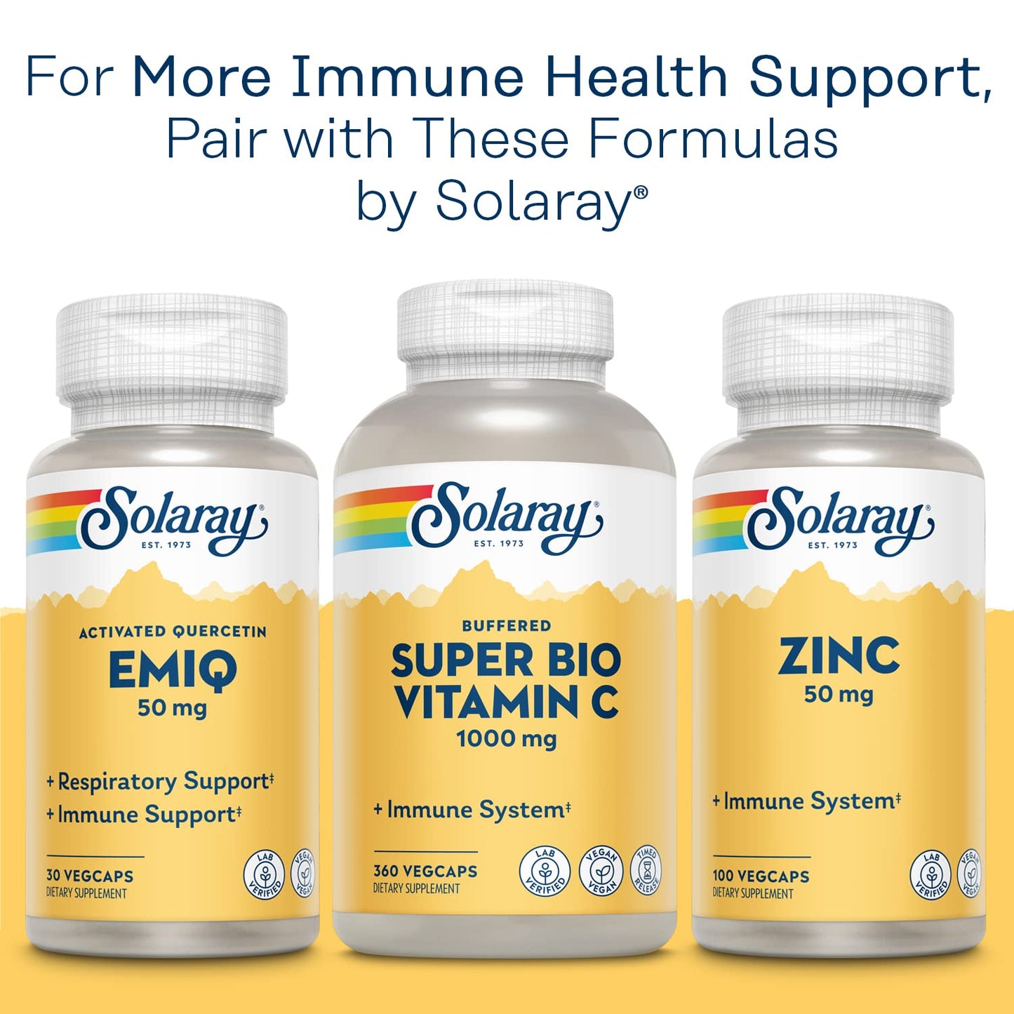 SOLARAY Quercetin 500mg Capsule, 2 Pack