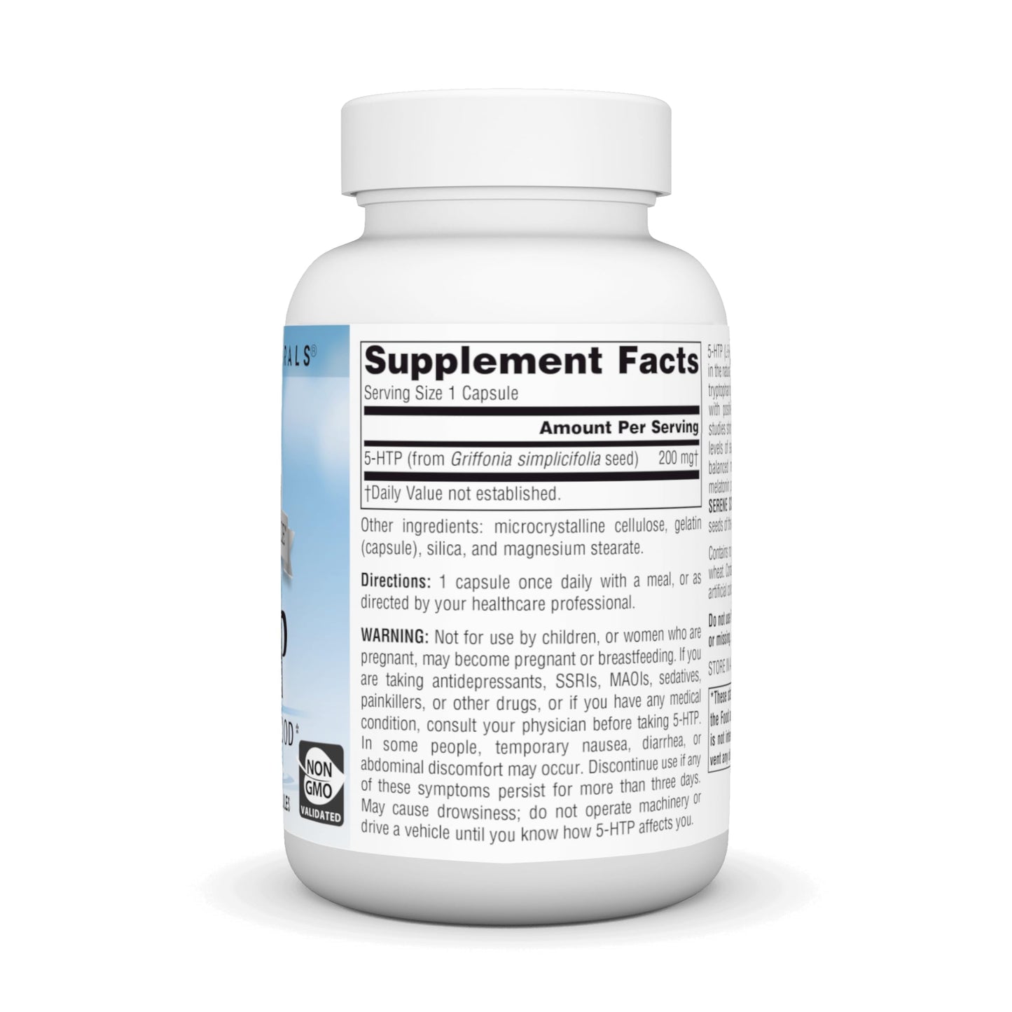 Source Naturals Serene Science 5-HTP, Balanced Mood*, Non-GMO Dietary Supplement, 200 mg, 120 Capsules