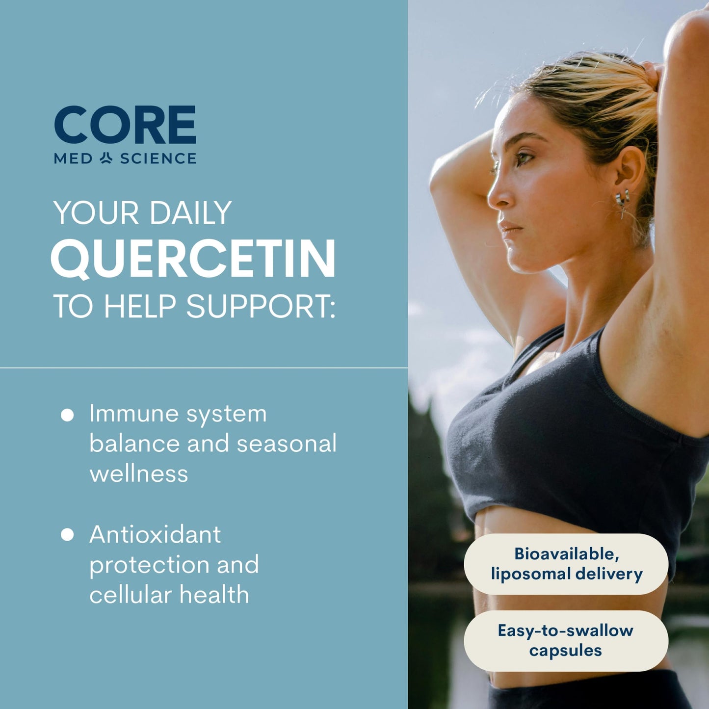 Core Med Science Liposomal Quercetin Capsule 60 Count