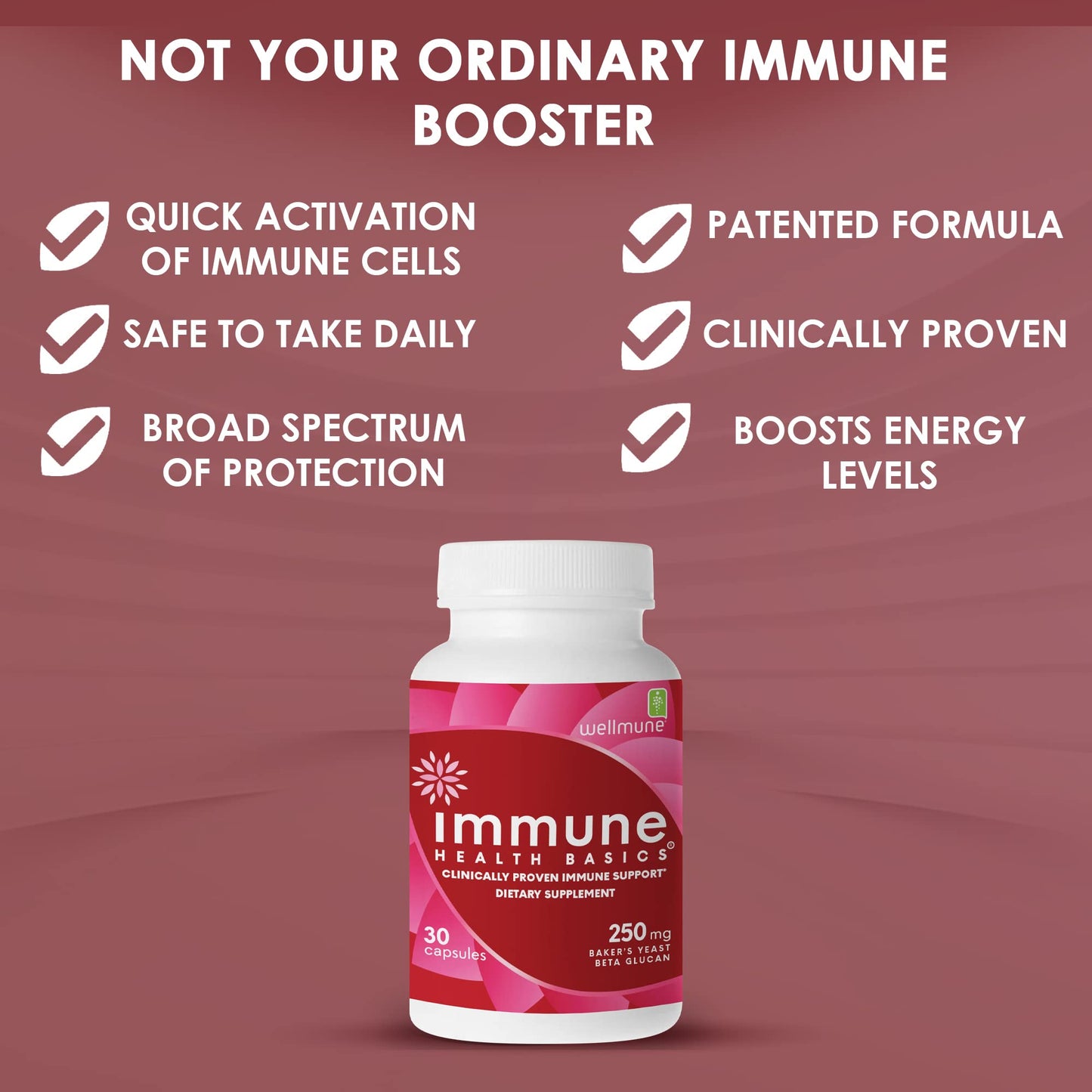 Immune Health Basics Ultra Strength Immunity Capsules, 30 Count