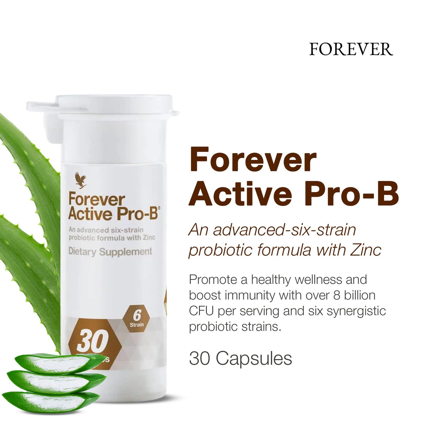 Forever Living Products Active Pro-B Advanced Probiotic 30 Capsules