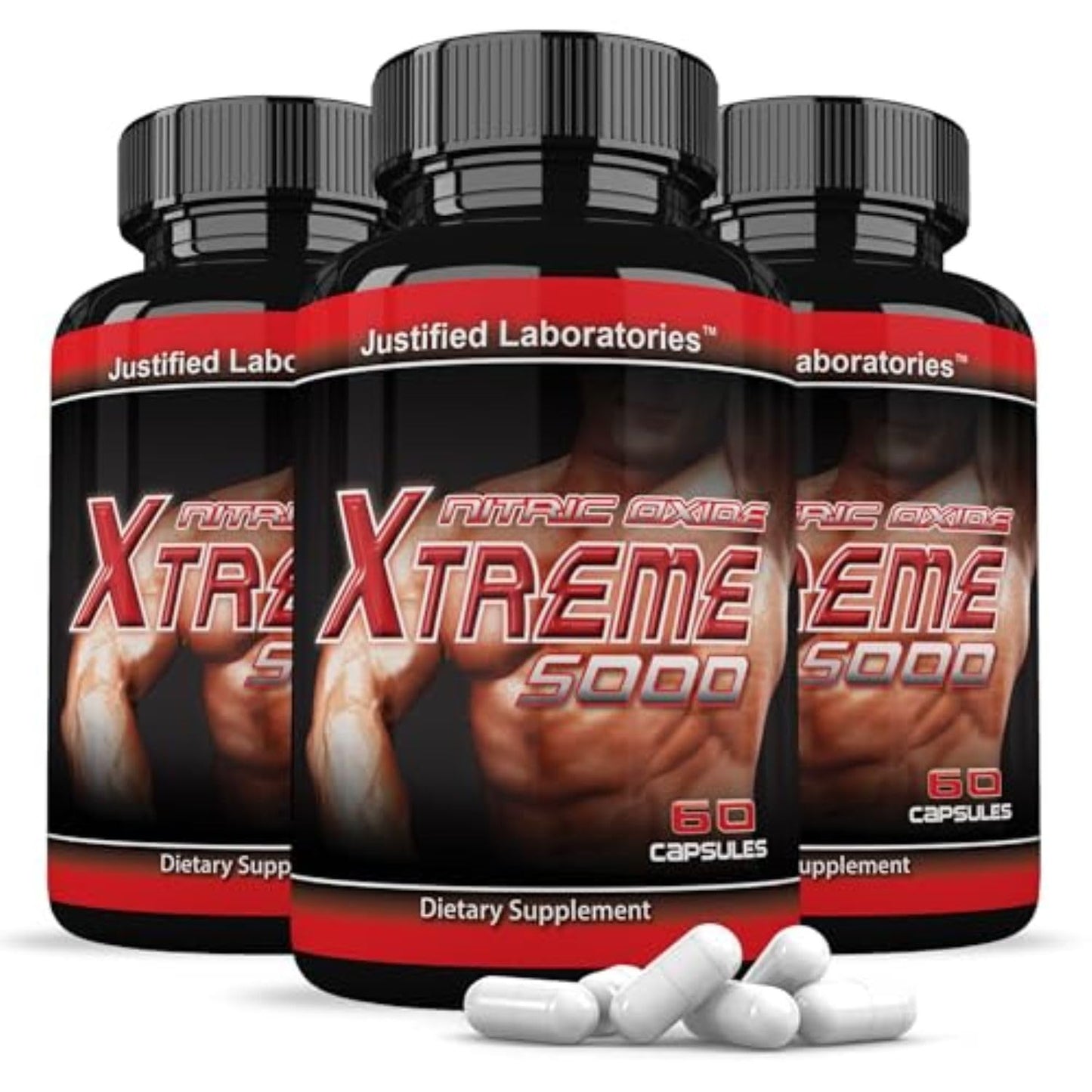 Justified Laboratories Nitric Oxide Xtreme 5000 60 Capsules