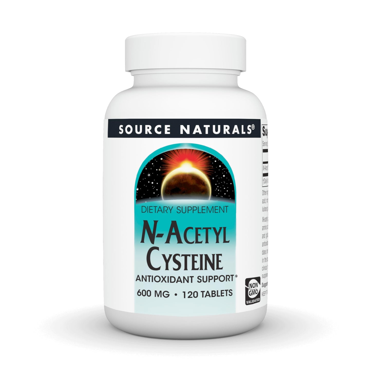 Source Naturals N-Acetyl Cysteine 600 mg, 120 Tablets