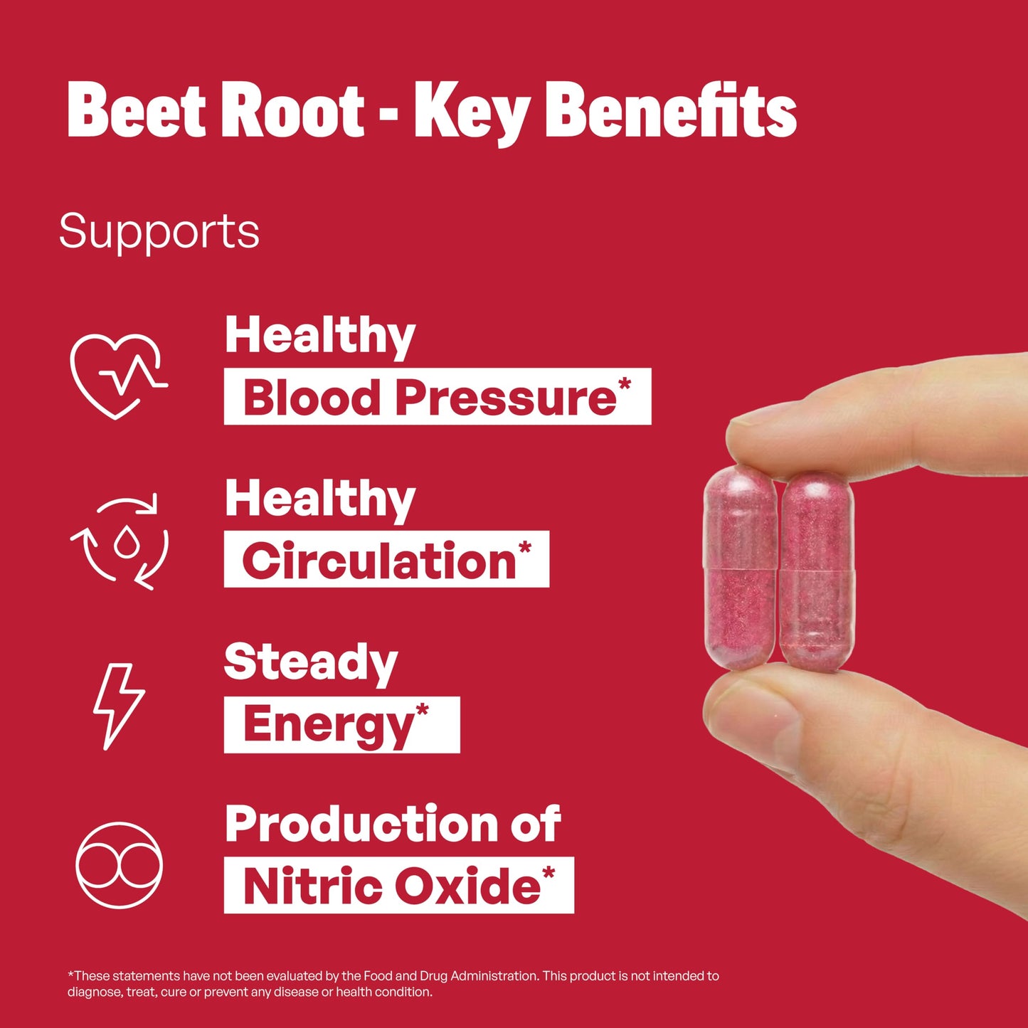 Sandhu's Beet Root Capsules 1200mg with BioPerine & Grape Seed Extract – Nitric Oxide Support Endurance, 60 Capsules