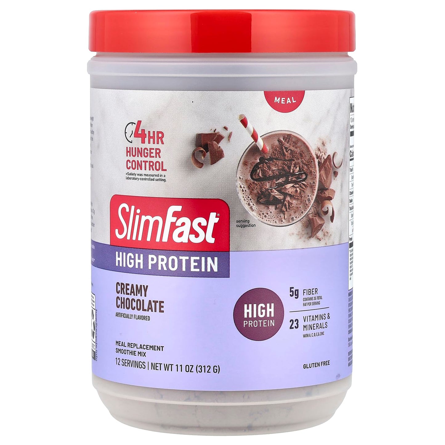 SlimFast Advanced Nutrition Creamy Chocolate Smoothie Mix Powder 11.4 oz