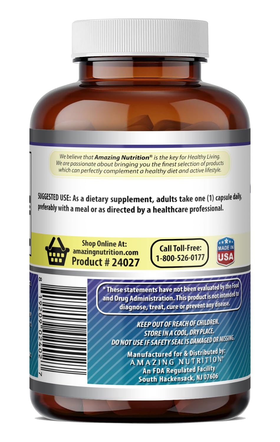 Amazing Nutrition Citicoline 250 Mg Capsule 60 Count