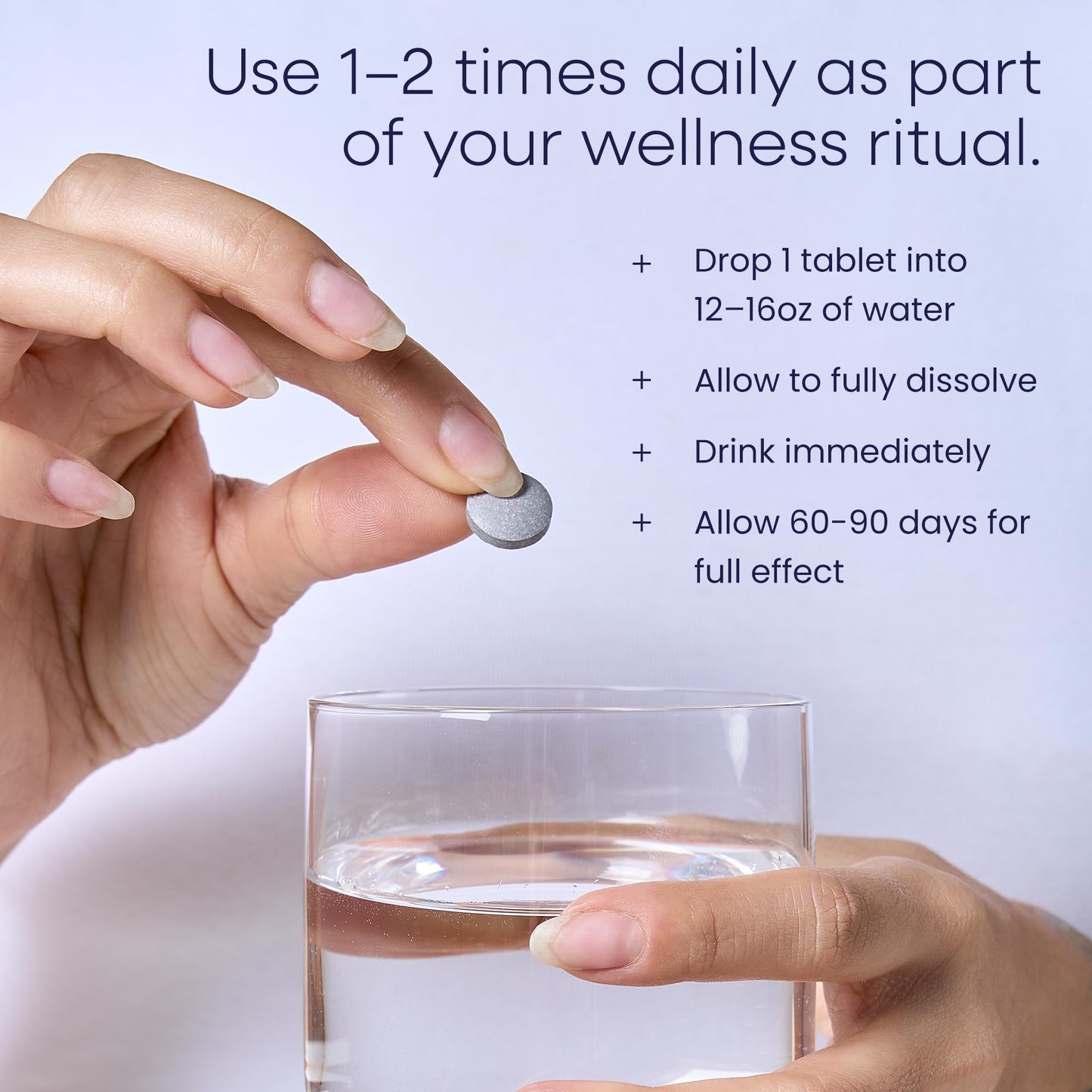 AwakenedCore Hydrogen Water Tablets - Molecular H2 Magnesium 12 PPM - 30 Count